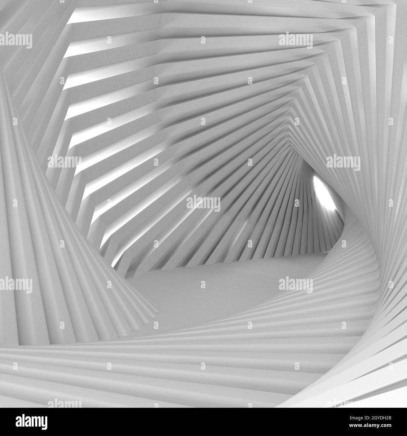 Render of 3D Geometric Abstract Background Stock Photo - Alamy
