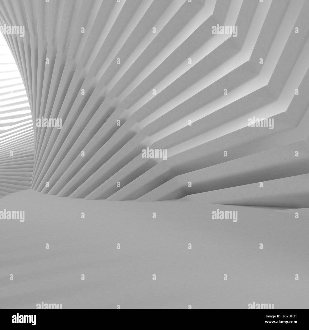 Render of 3D Geometric Abstract Background Stock Photo - Alamy