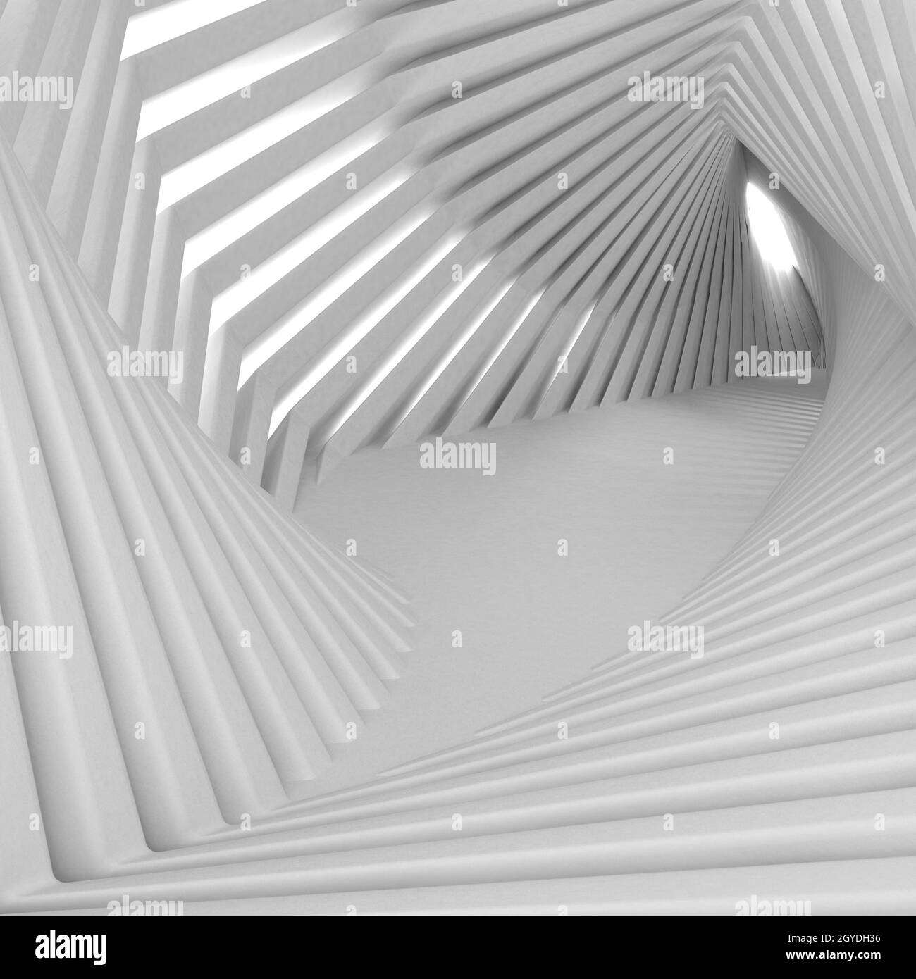 Render of 3D Geometric Abstract Background Stock Photo - Alamy