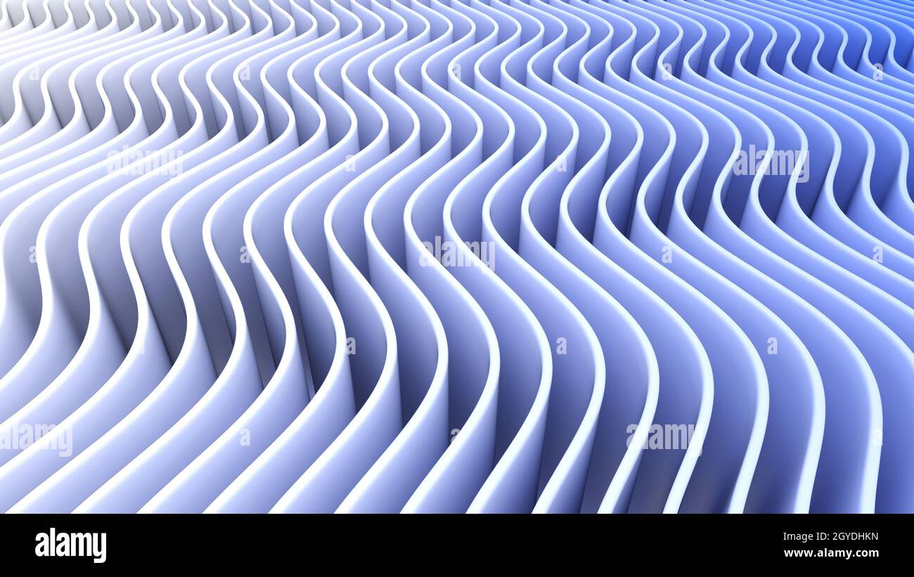 Render of 3D Geometric Abstract Background Stock Photo - Alamy