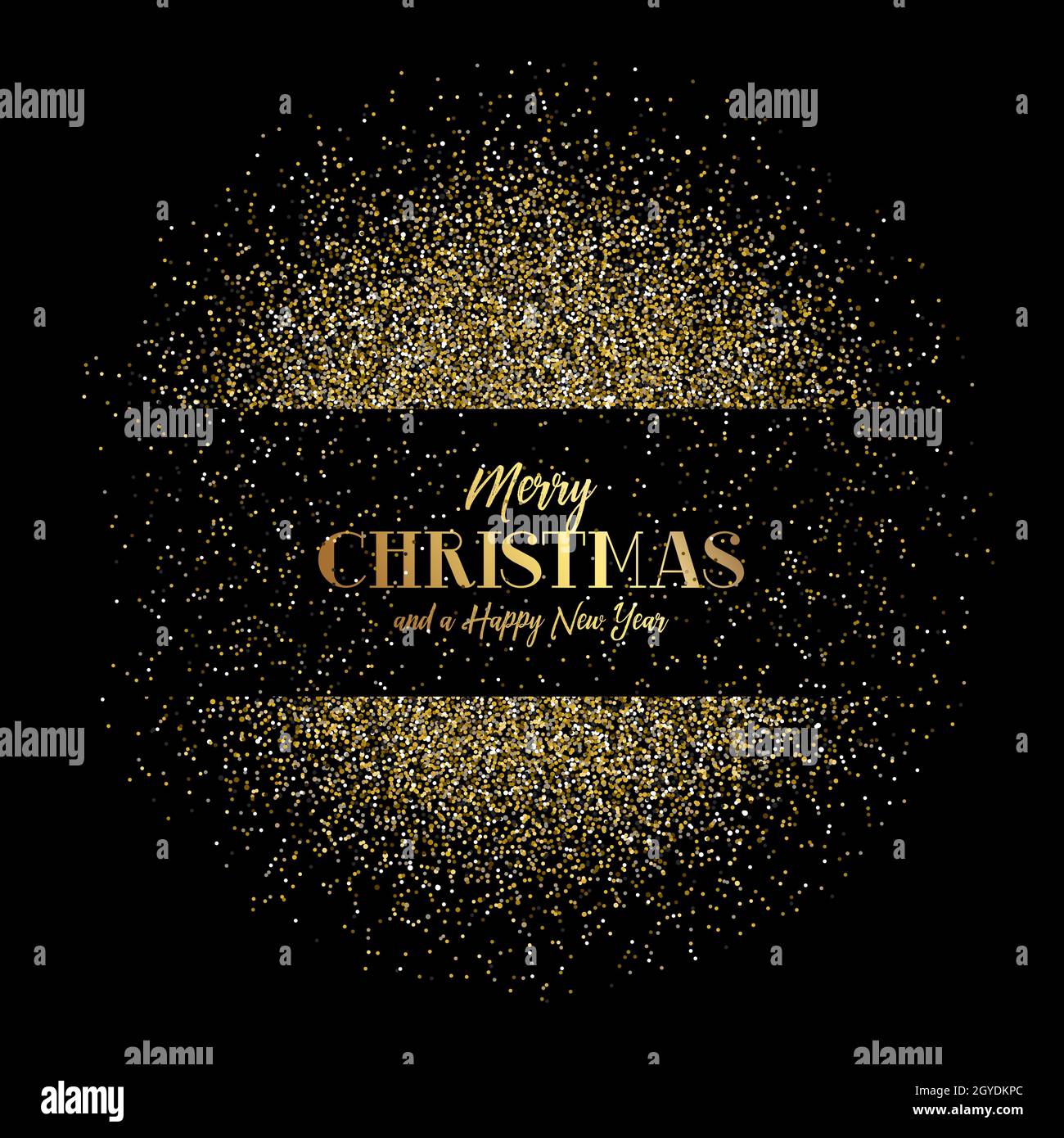 Christmas and New Year background with gold glitter Stock Photo - Alamy
