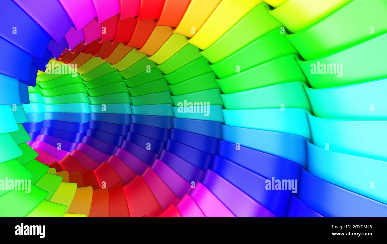 Render of 3D Geometric Abstract Background Stock Photo - Alamy