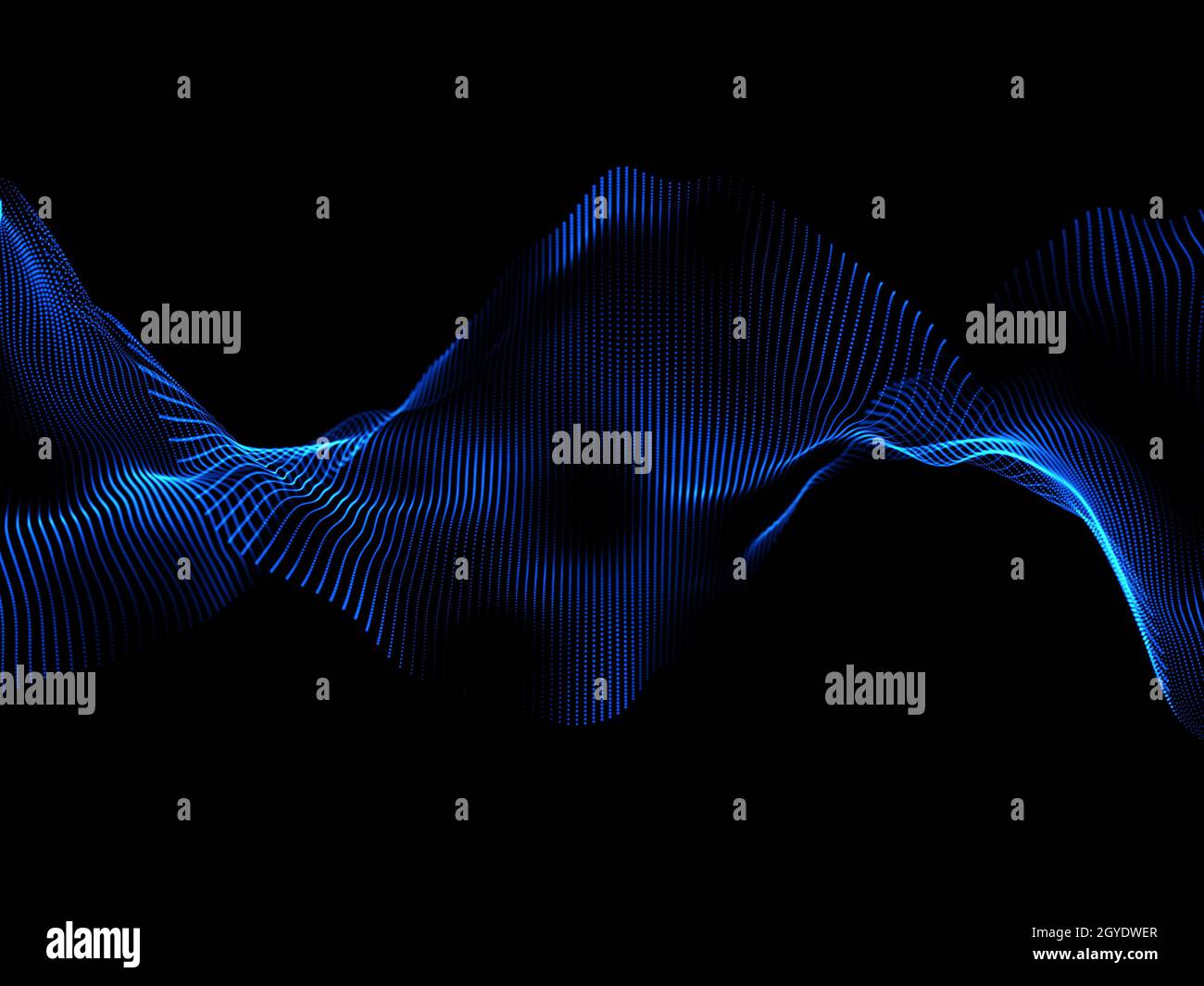3D render of a modern abstract background with cyber particles Stock ...