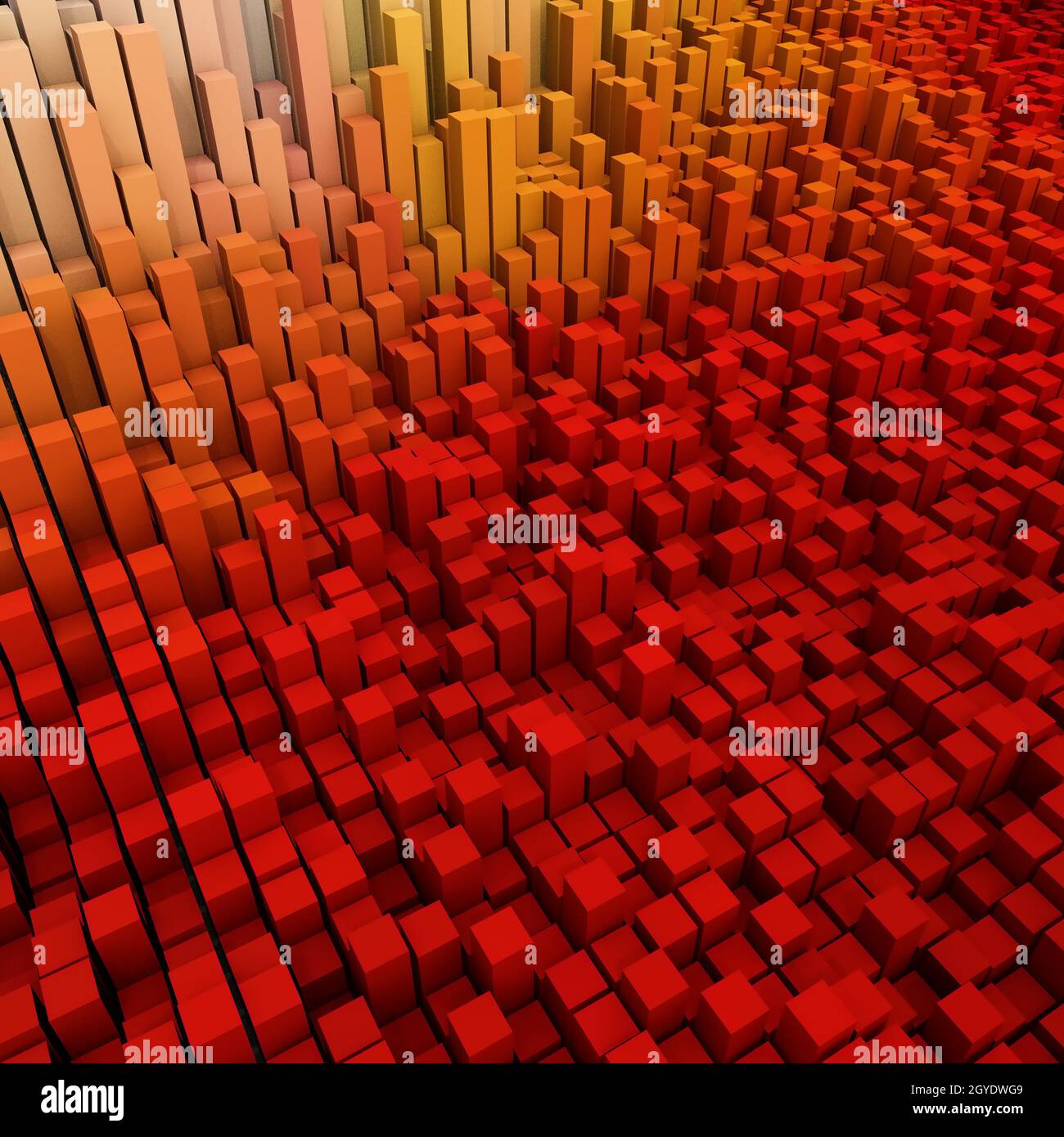 3D render of a modern background with extruding cubes Stock Photo - Alamy
