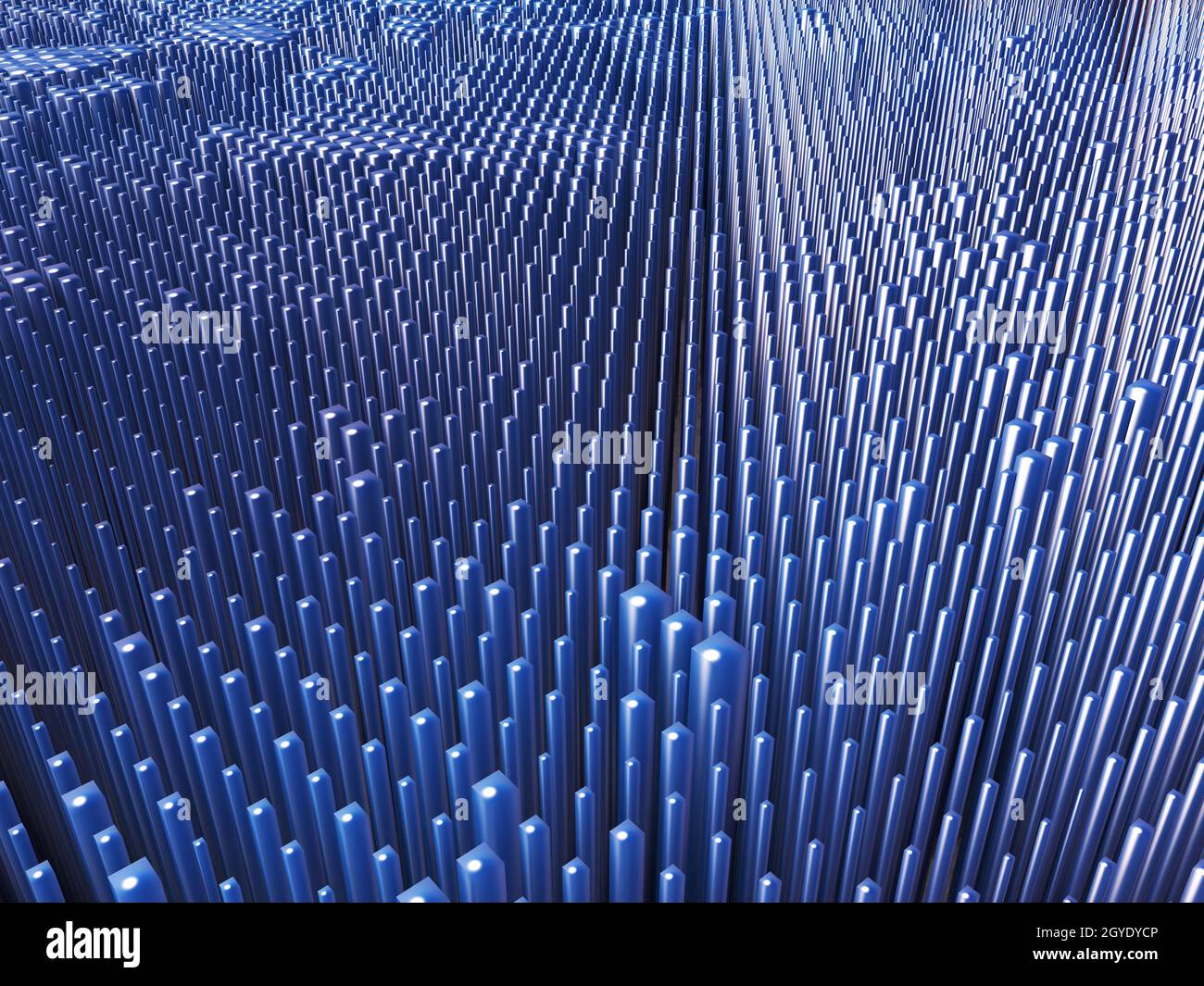 3D render of an abstract background of extruding blocks Stock Photo - Alamy