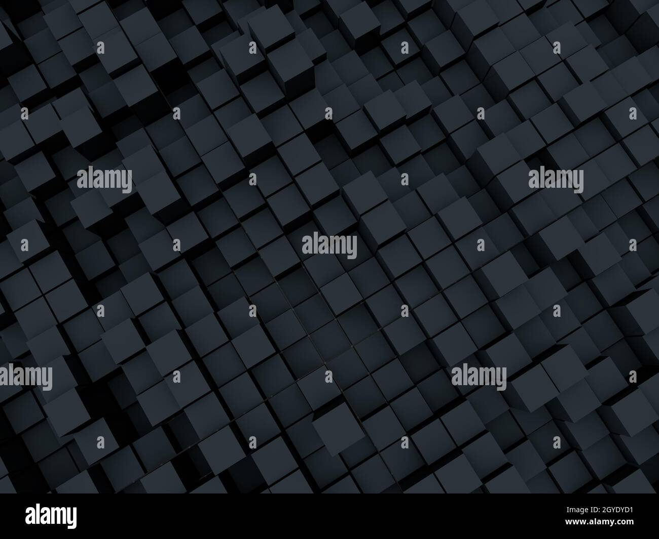 3D render of an abstract background of extruding cubes Stock Photo - Alamy