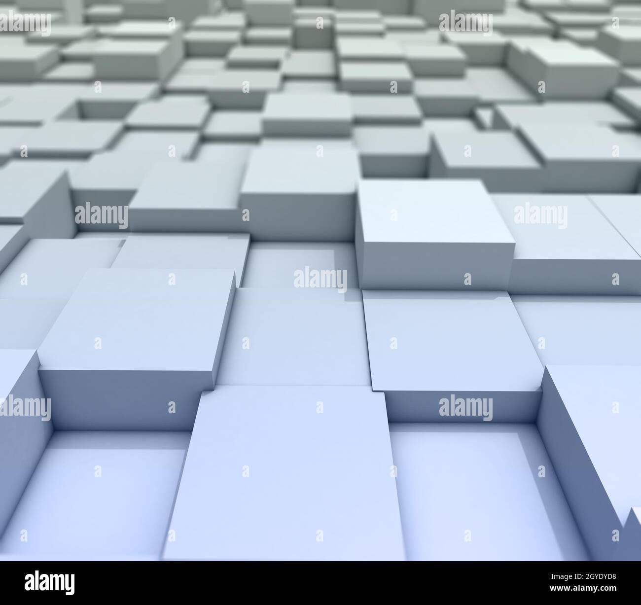 3D render of an abstract background of cubes Stock Photo - Alamy