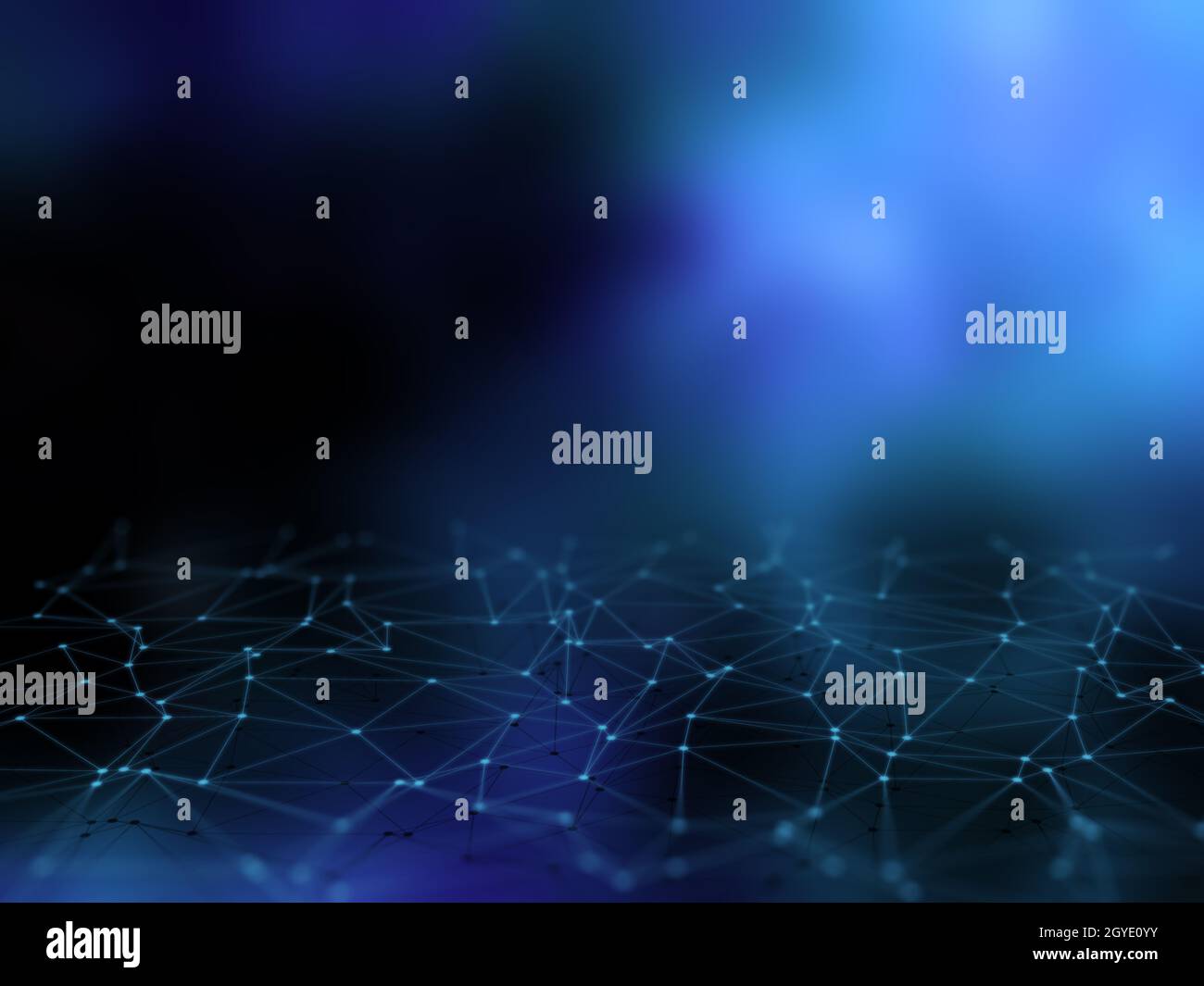 Abstract low poly background with connecting lines and dots Stock Photo ...