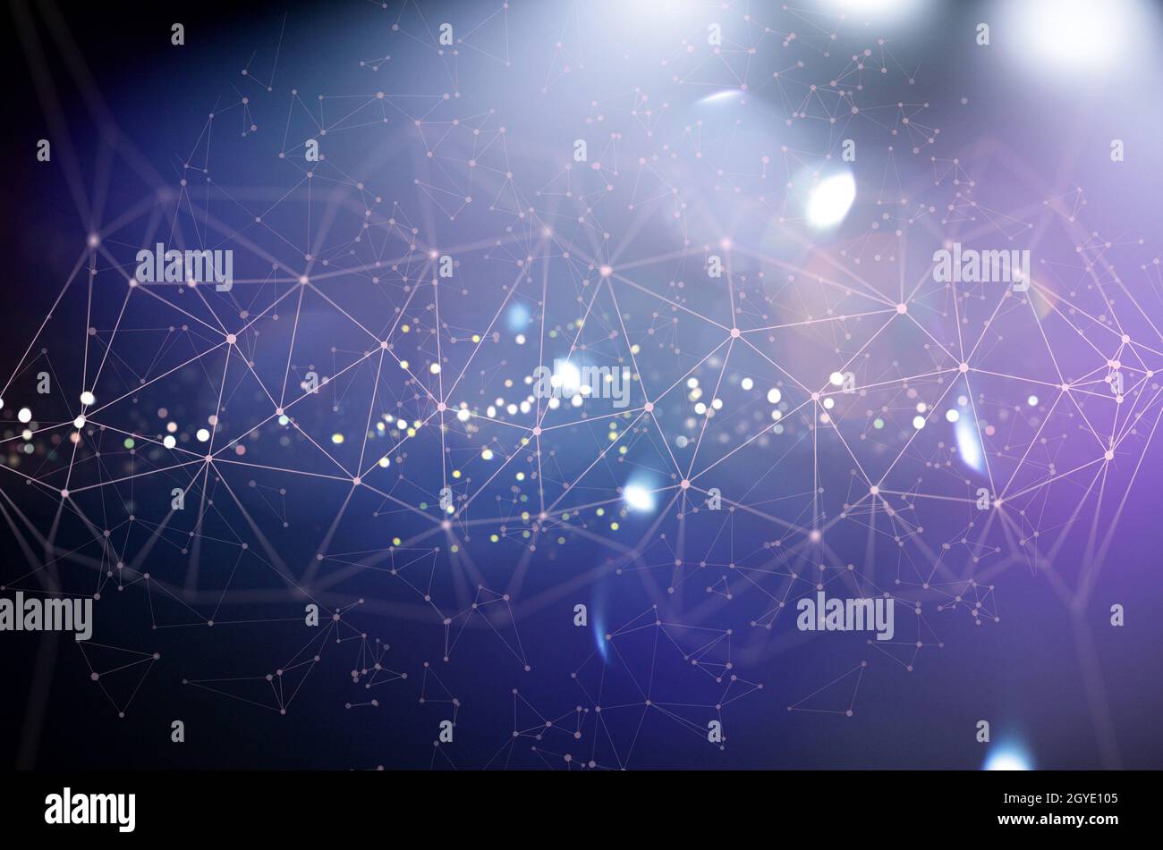 Abstract low poly background with connecting dots and lines Stock Photo ...