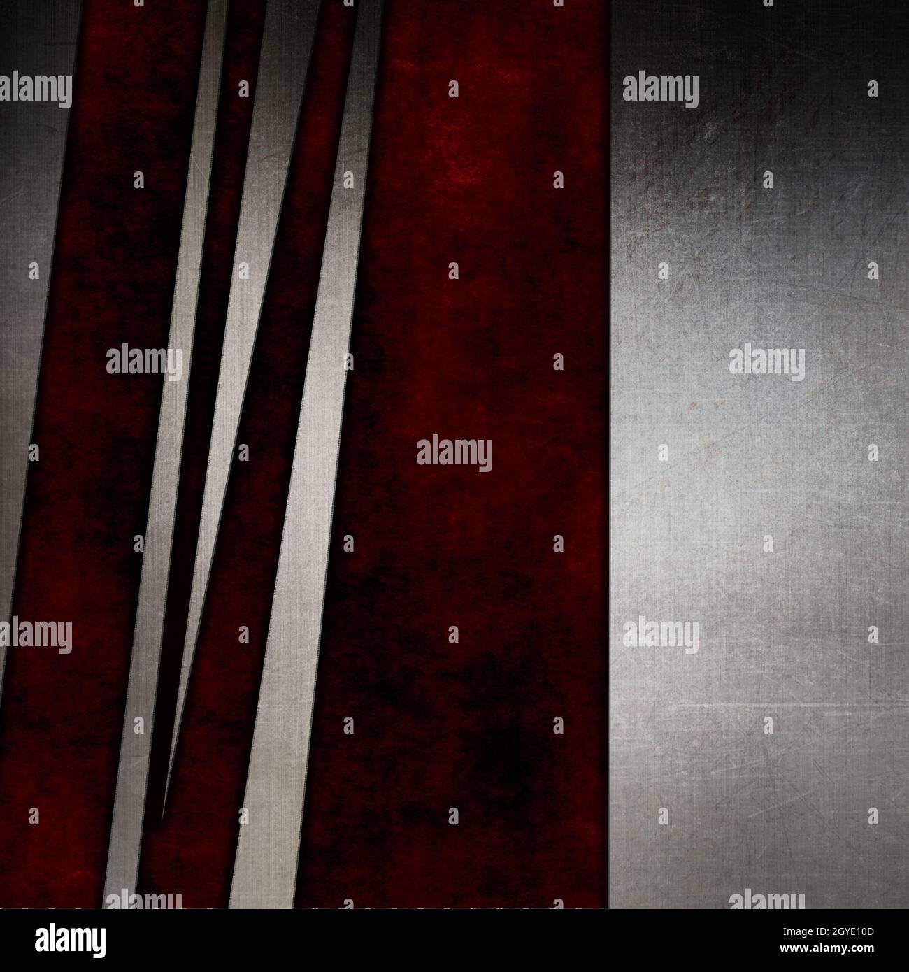 Abstract metallic texture on a grunge red background Stock Photo - Alamy
