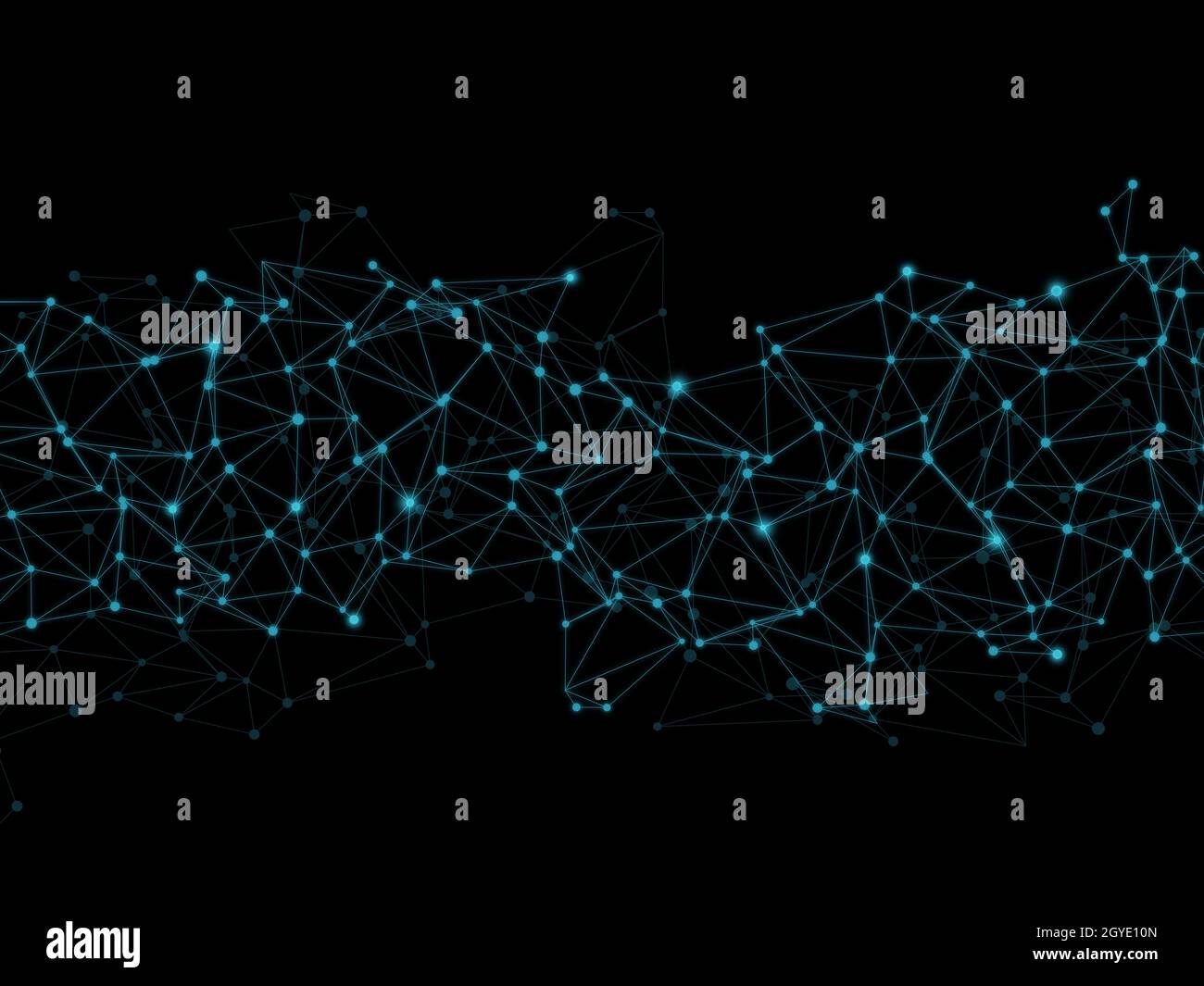 Abstract low poly design with connecting lines and dots Stock Photo - Alamy