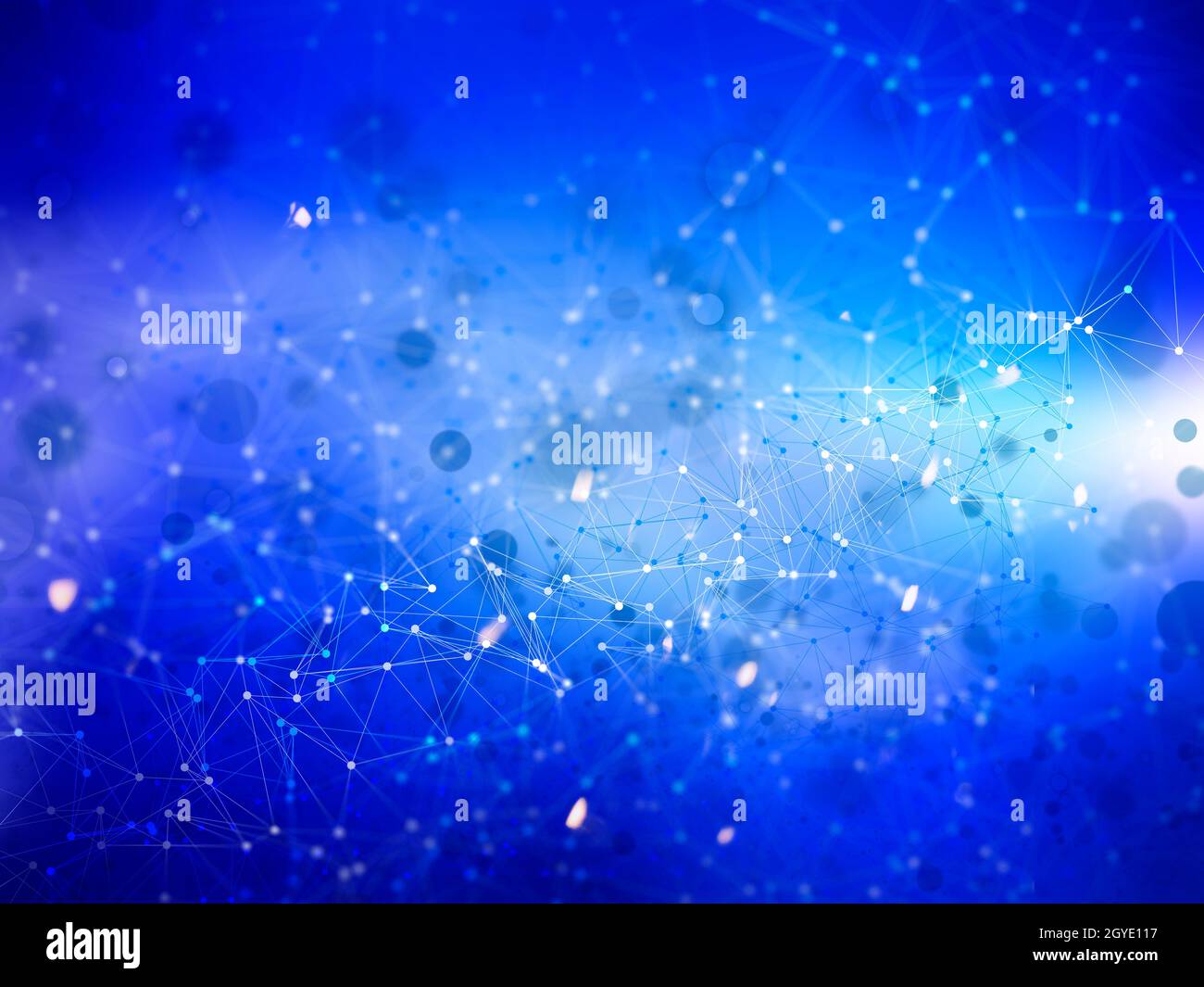 Abstract low poly background with modern design of connecting lines and ...