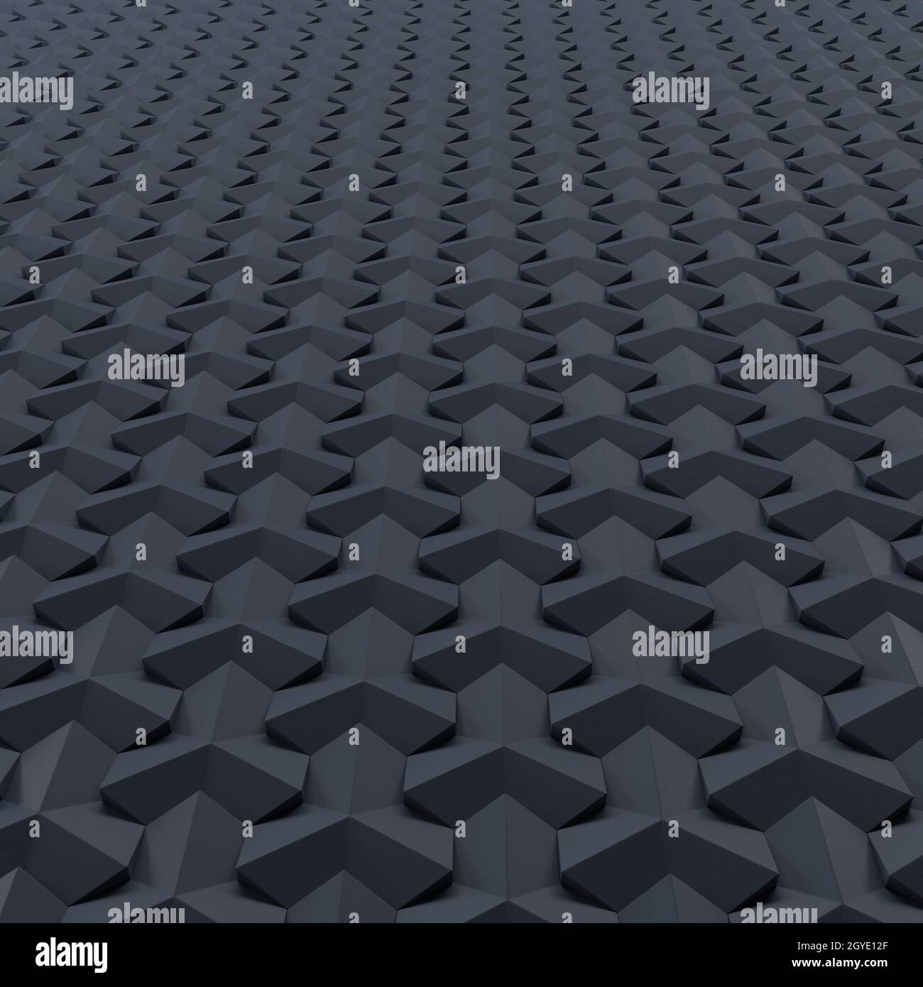 Render of 3D Geometric Abstract Background Stock Photo - Alamy