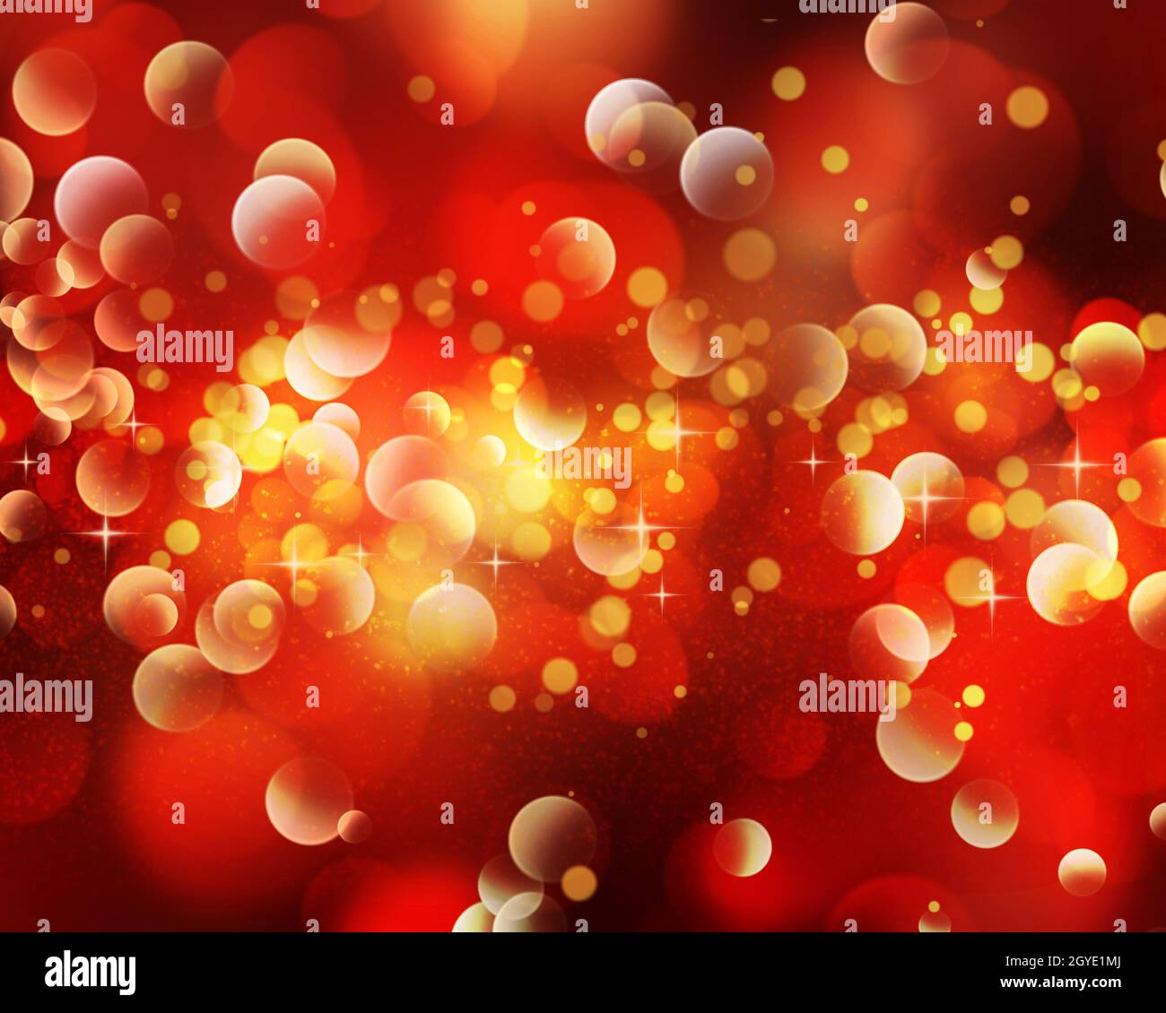 Christmas background with bokeh lights and stars Stock Photo - Alamy