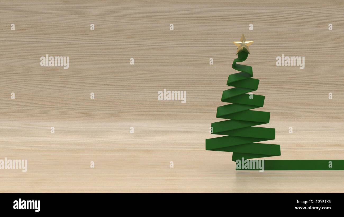 3d render of Christmas background with abstract tree Stock Photo - Alamy