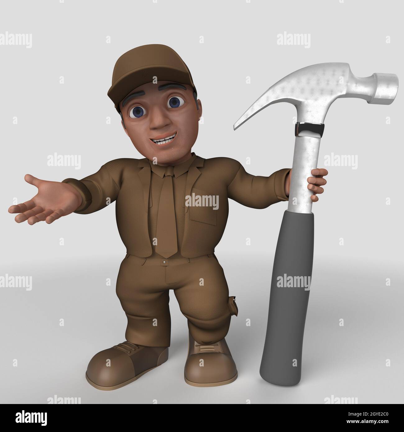 3d man wrench tool box hi-res stock photography and images - Alamy