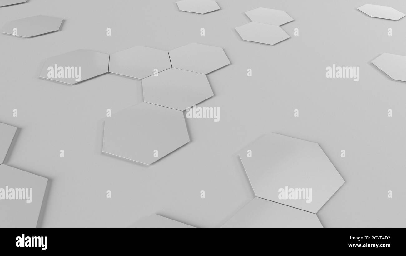 Render of 3D Geometric Abstract Background Stock Photo - Alamy