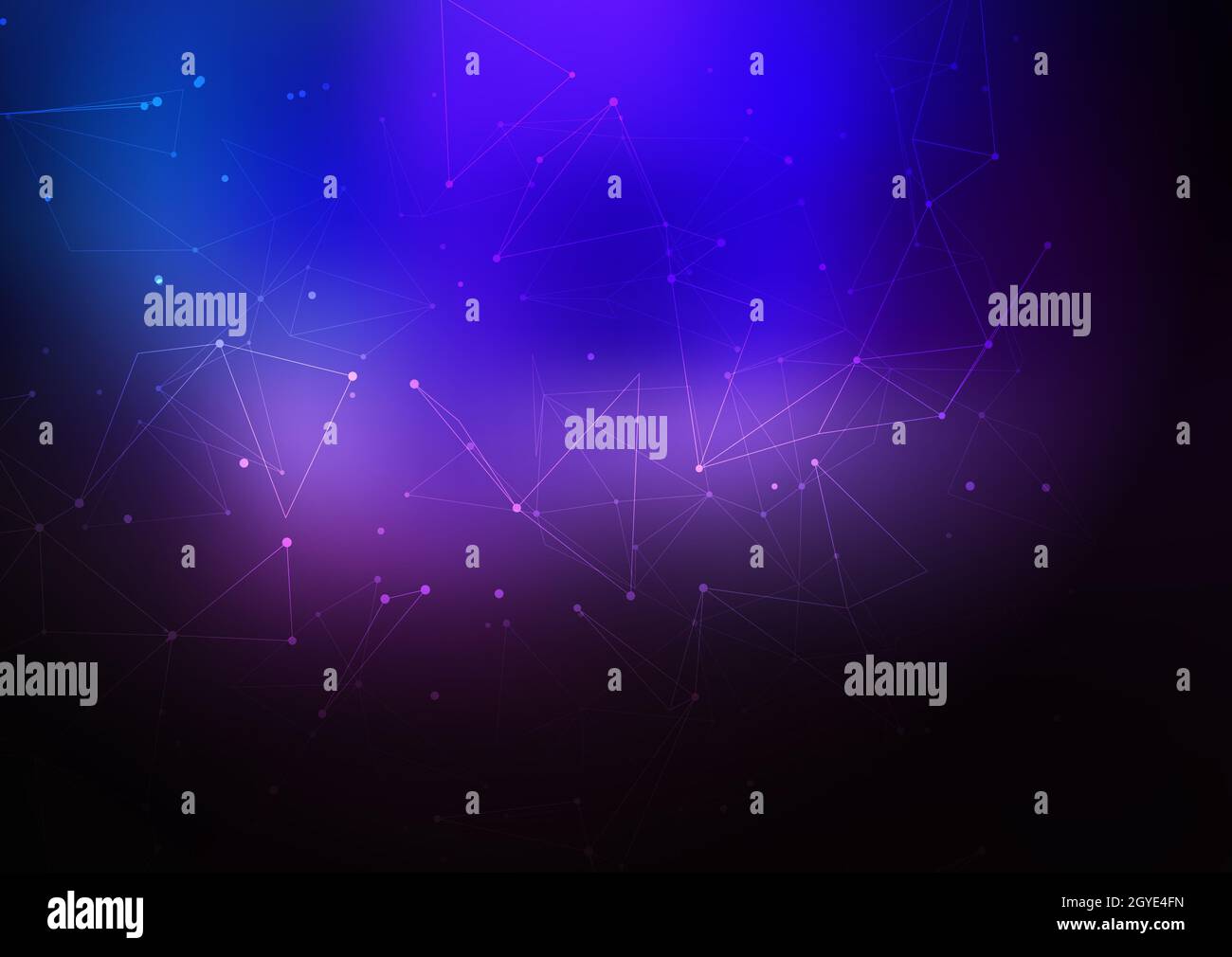 Abstract background with connecting lines and dots Stock Photo - Alamy
