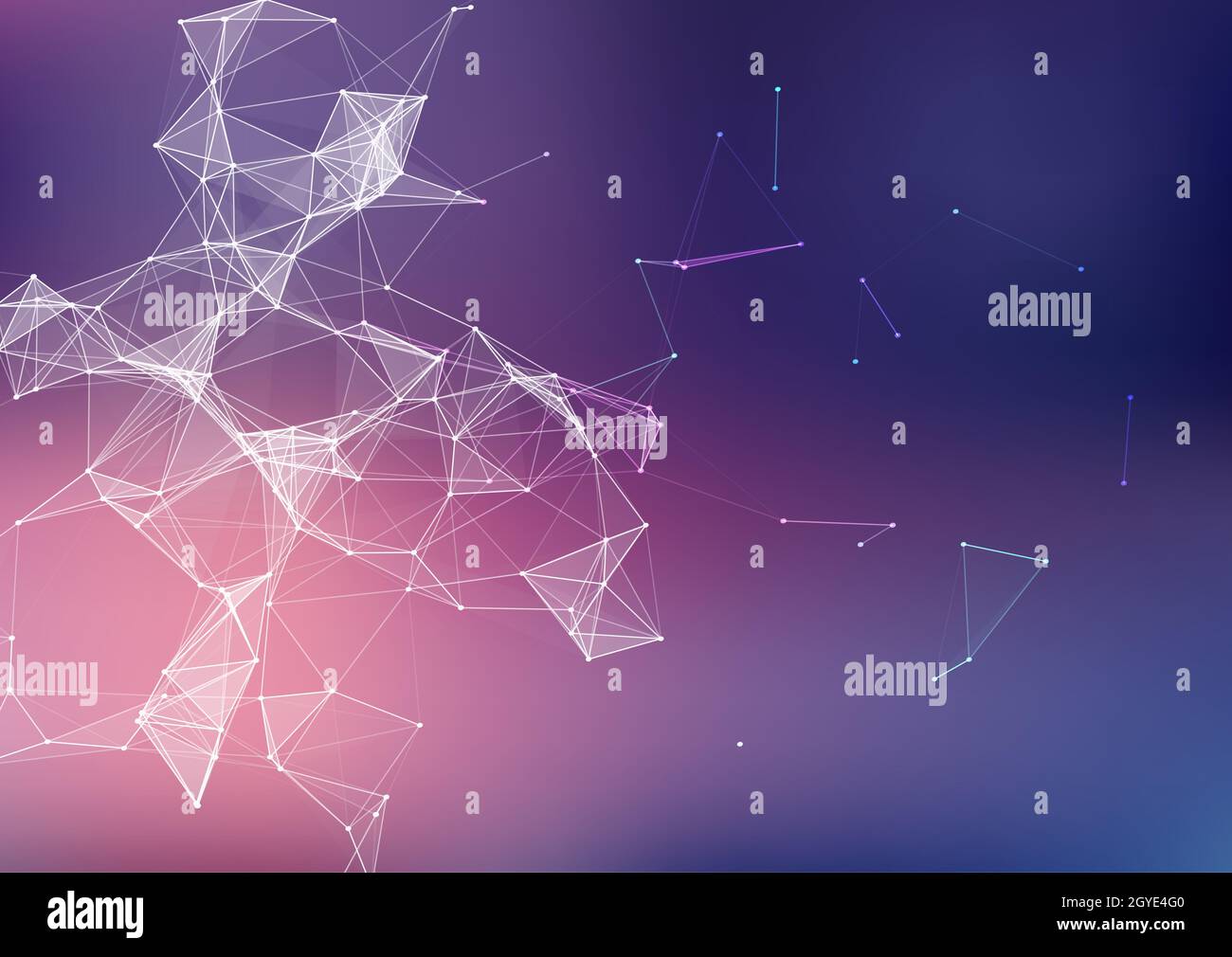 Abstract modern background with a low poly tech design Stock Photo - Alamy