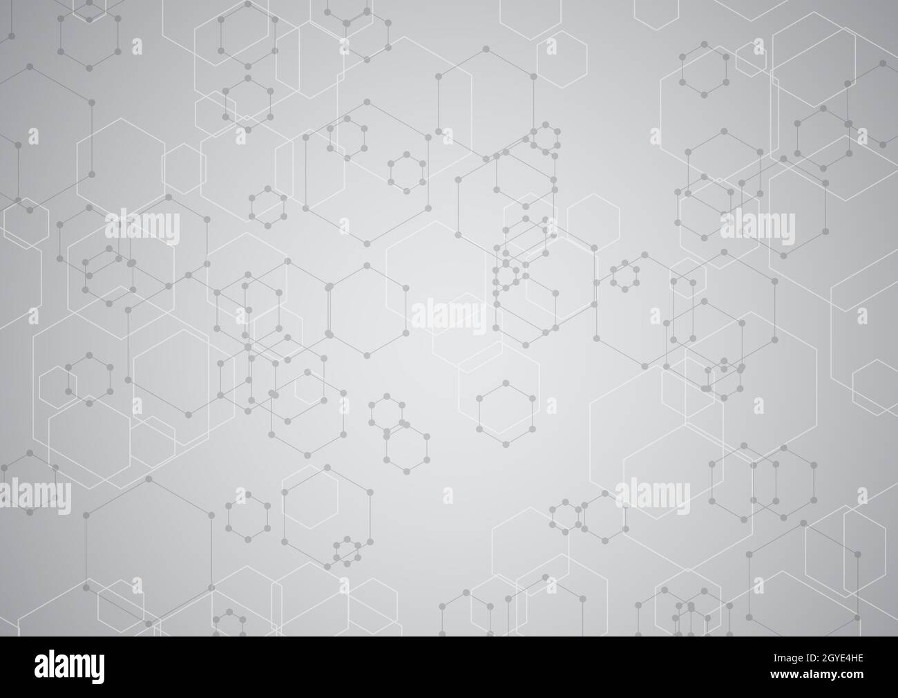 abstract background with a modern hexagonal tech design Stock Photo - Alamy