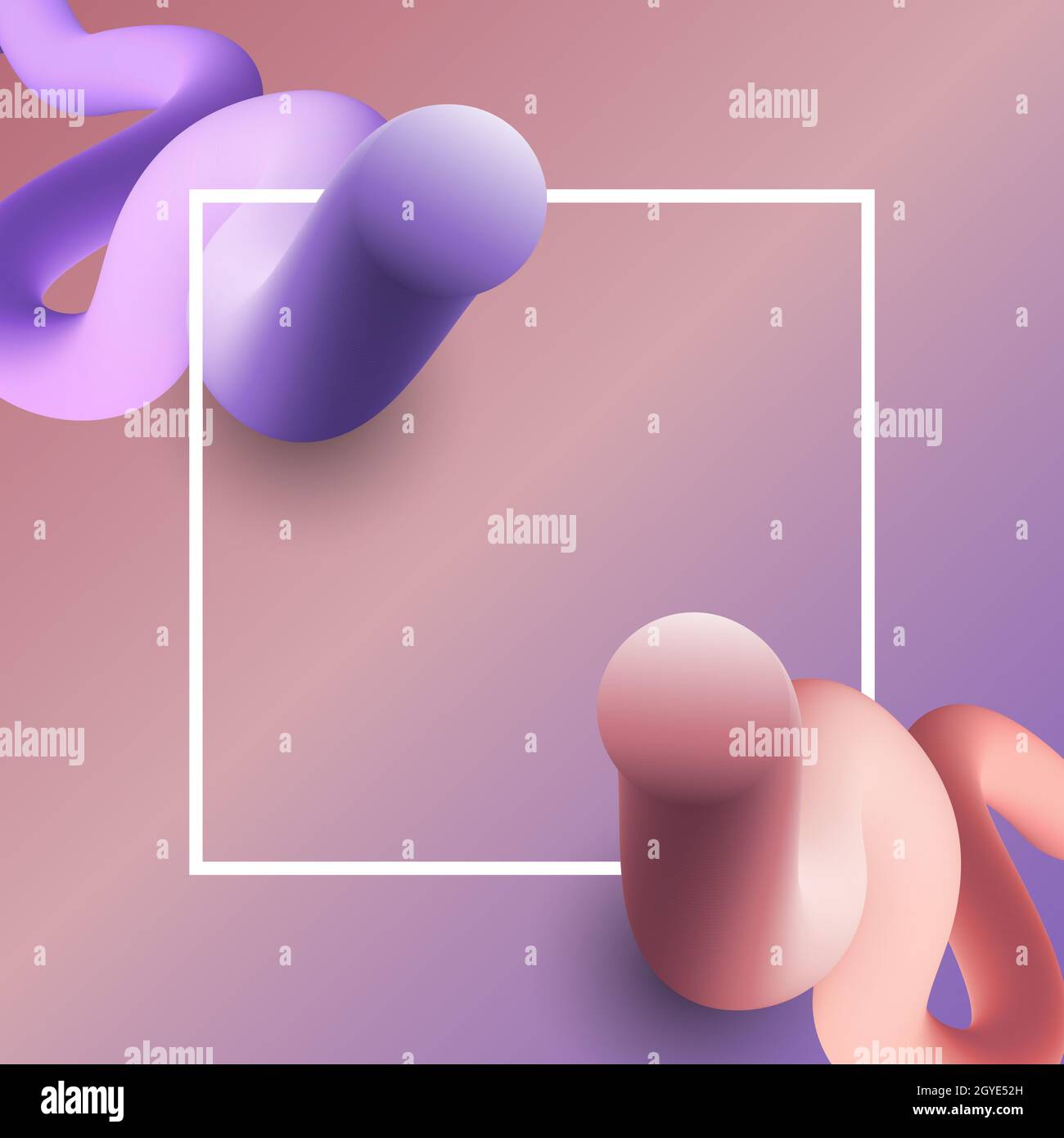 Frame border abstract shapes hi-res stock photography and images - Alamy