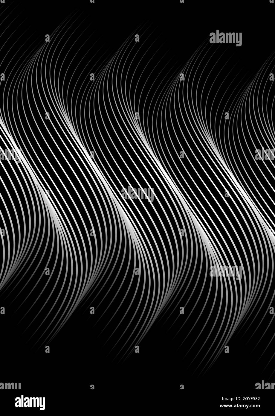 Abstract background with a flowing waves design Stock Photo - Alamy