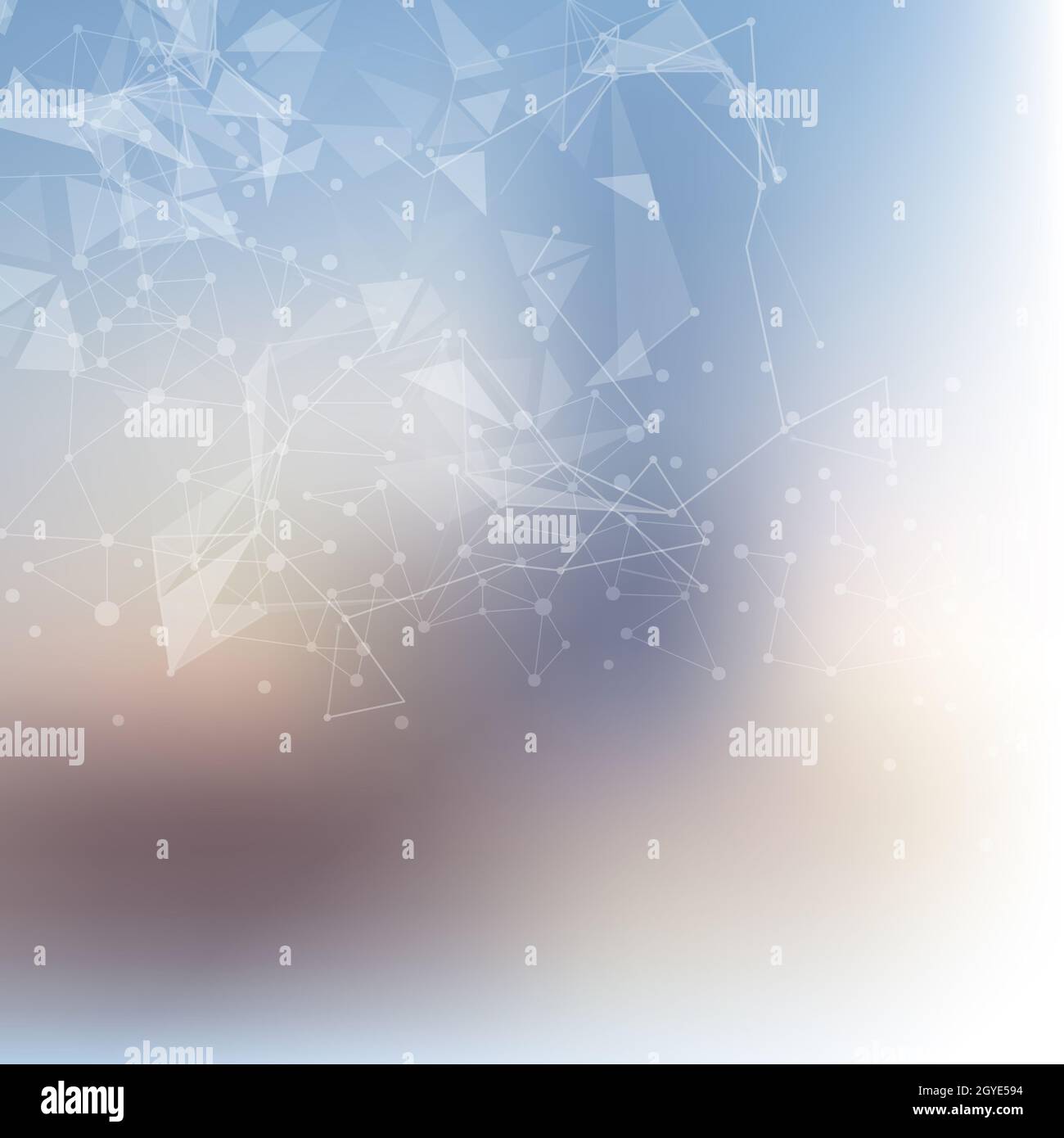 Abstract low poly design with connecting lines and dots Stock Photo - Alamy
