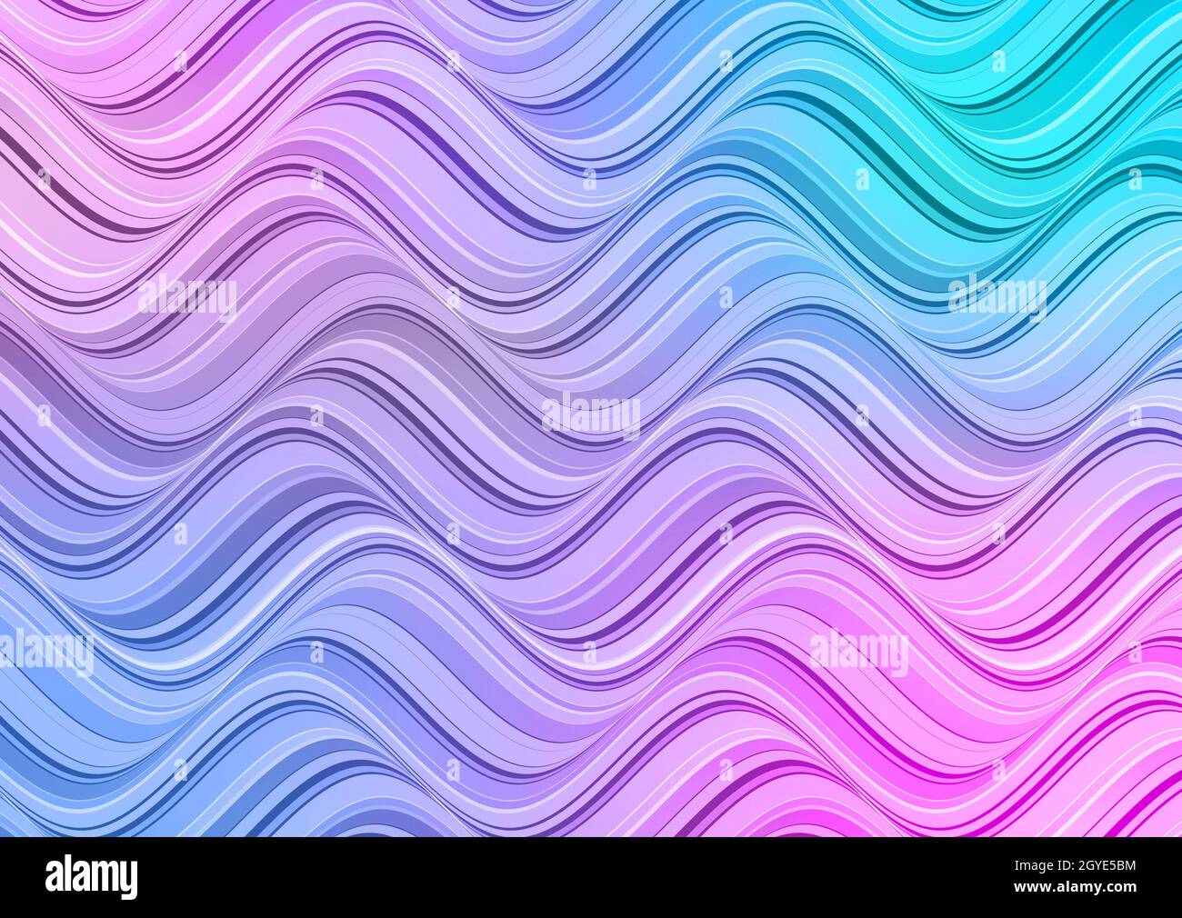 Abstract background with a pastel coloured waves design Stock Photo - Alamy
