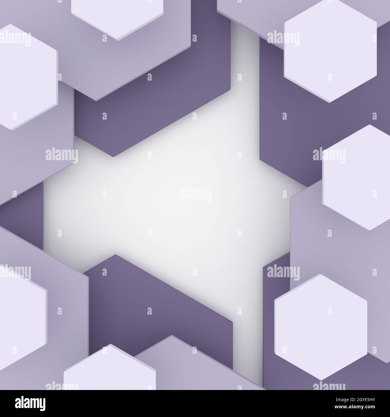 Render of 3D Geometric Abstract Background Stock Photo - Alamy