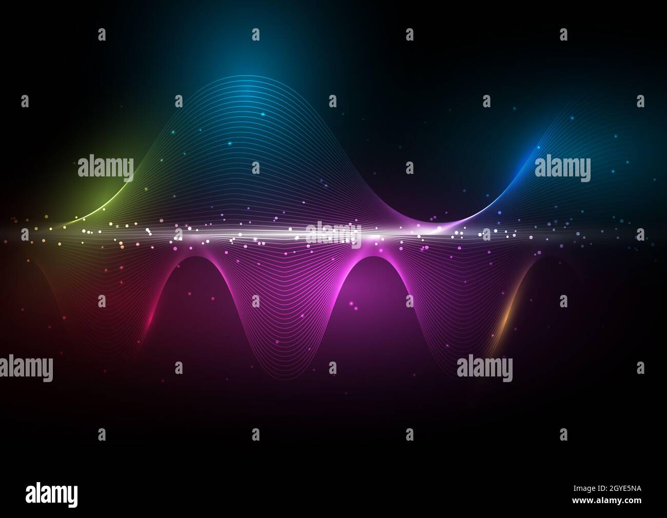Abstract design background with waves Stock Photo - Alamy