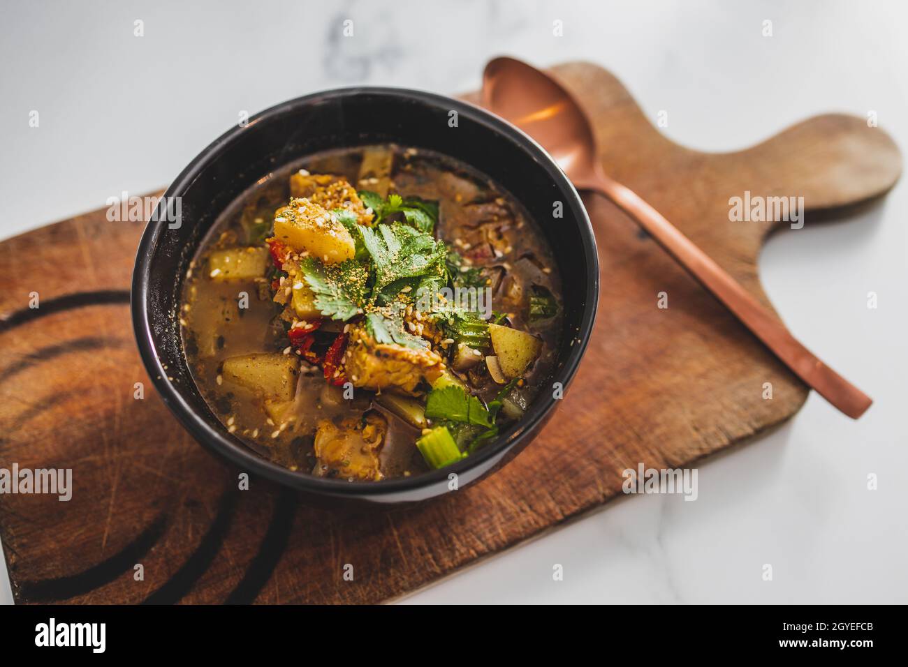 vegan Turkish vegetables hot pot, healthy plantbased food recipes