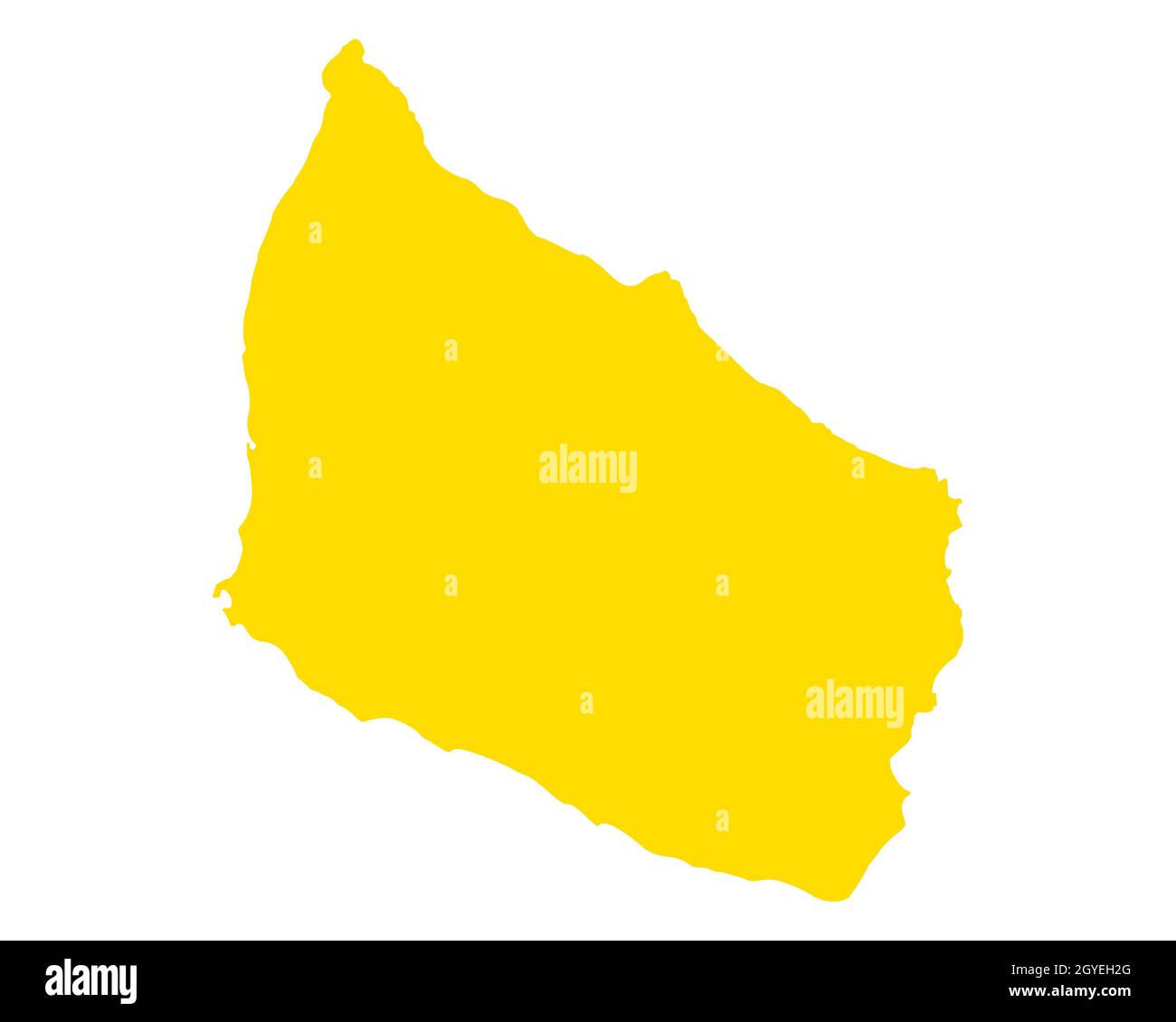 Map of Bornholm Stock Photo Alamy