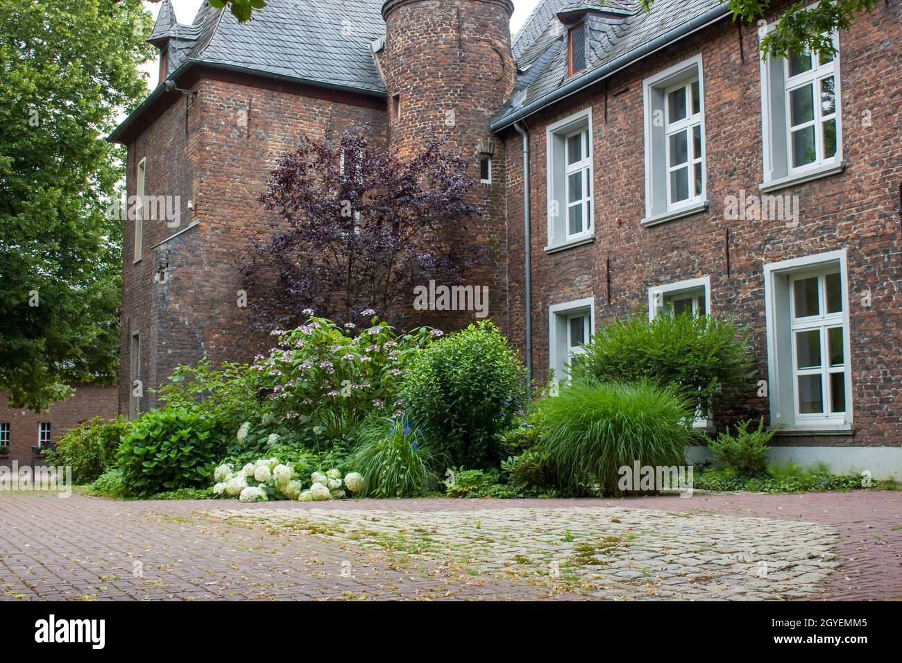 town hall in Issum, North Rhine Westphalia, Germany Stock Photo