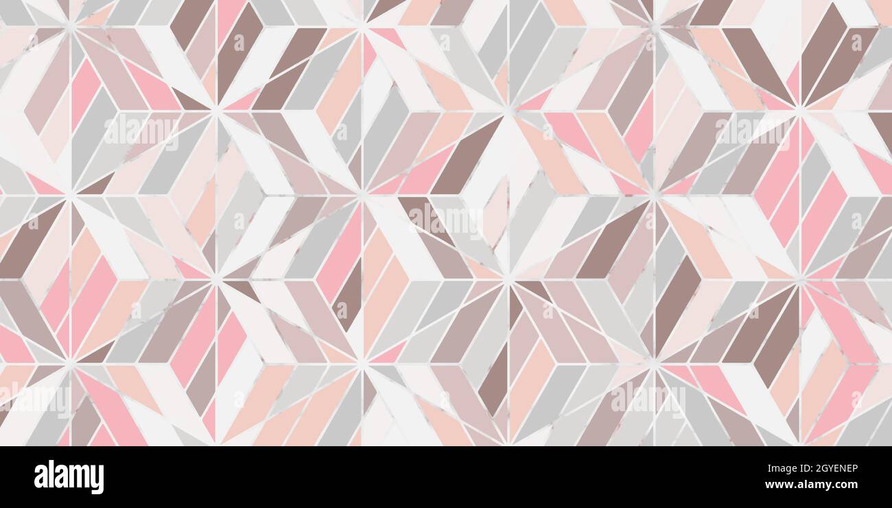 Geometric pattern with triangle stripes polygonal shape elegant of pink ...