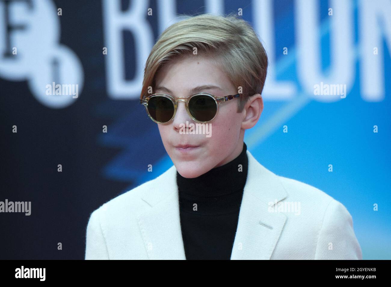 London, UK. Oct 7th 2021: Jack Nielen attending the Spencer Premiere as part of the 65th BFI London Film Festival at the Royal Festival Hall in London, England on October 07, 2021. Photo by Aurore Marechal/ABACAPRESS.COM Credit: Abaca Press/Alamy Live News Stock Photo