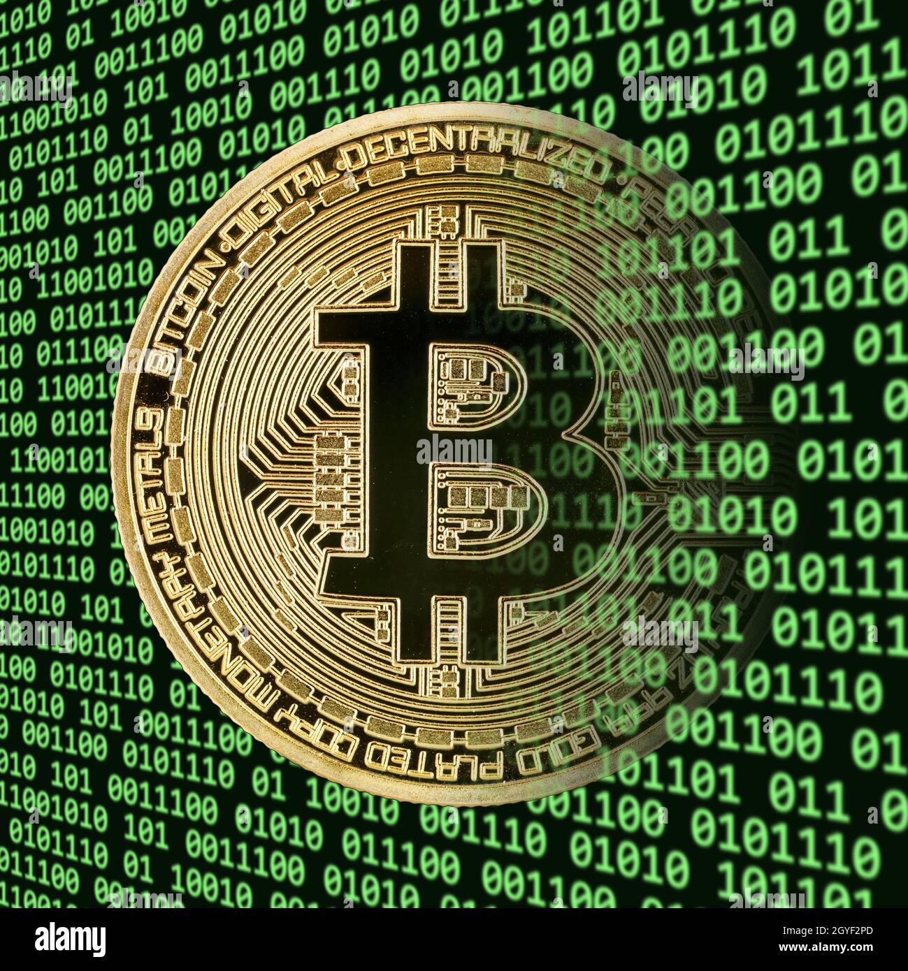 Bitcoin crypto currency paying online pay digital money cryptocurrency  business finances square bit coin Stock Photo - Alamy