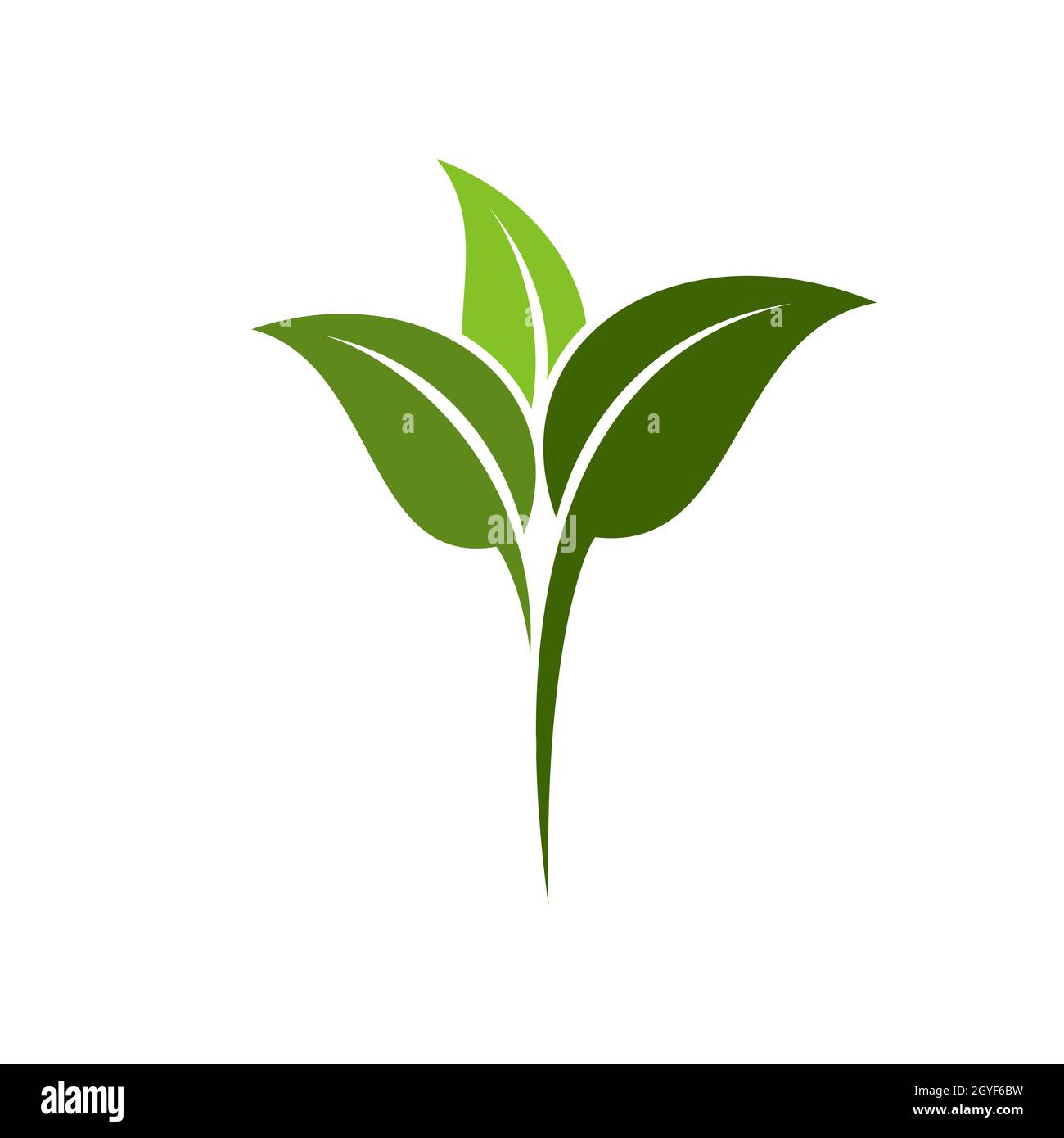 Green Leaf Ecology Logo Template Illustration Design. Vector EPS 10 ...