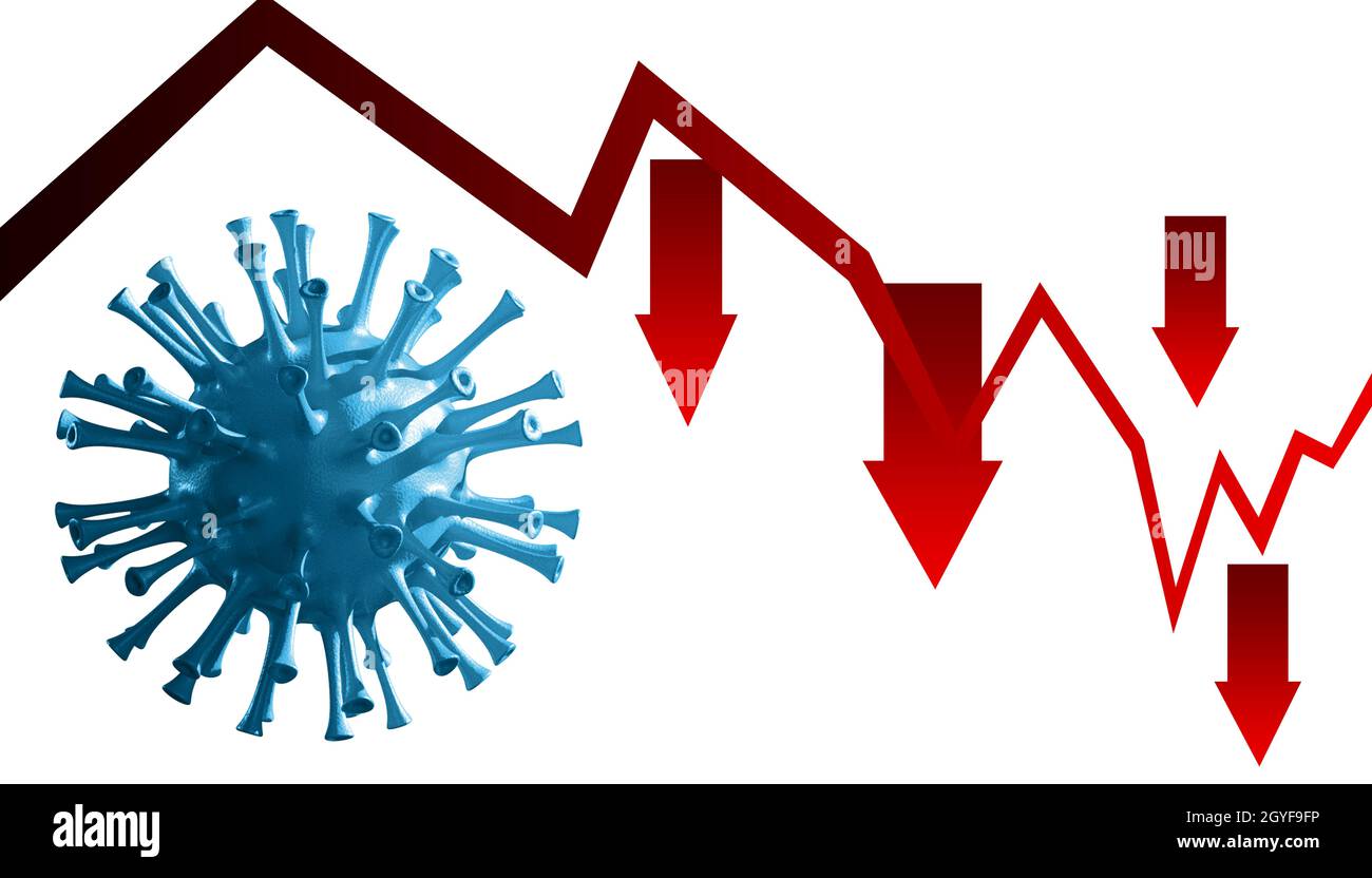 World economy and corona virus concept. The impact of coronavirus on ...