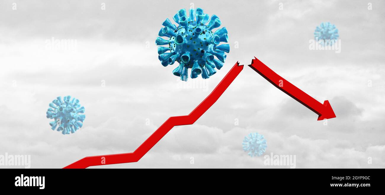 World economy and corona virus concept. The impact of coronavirus on ...