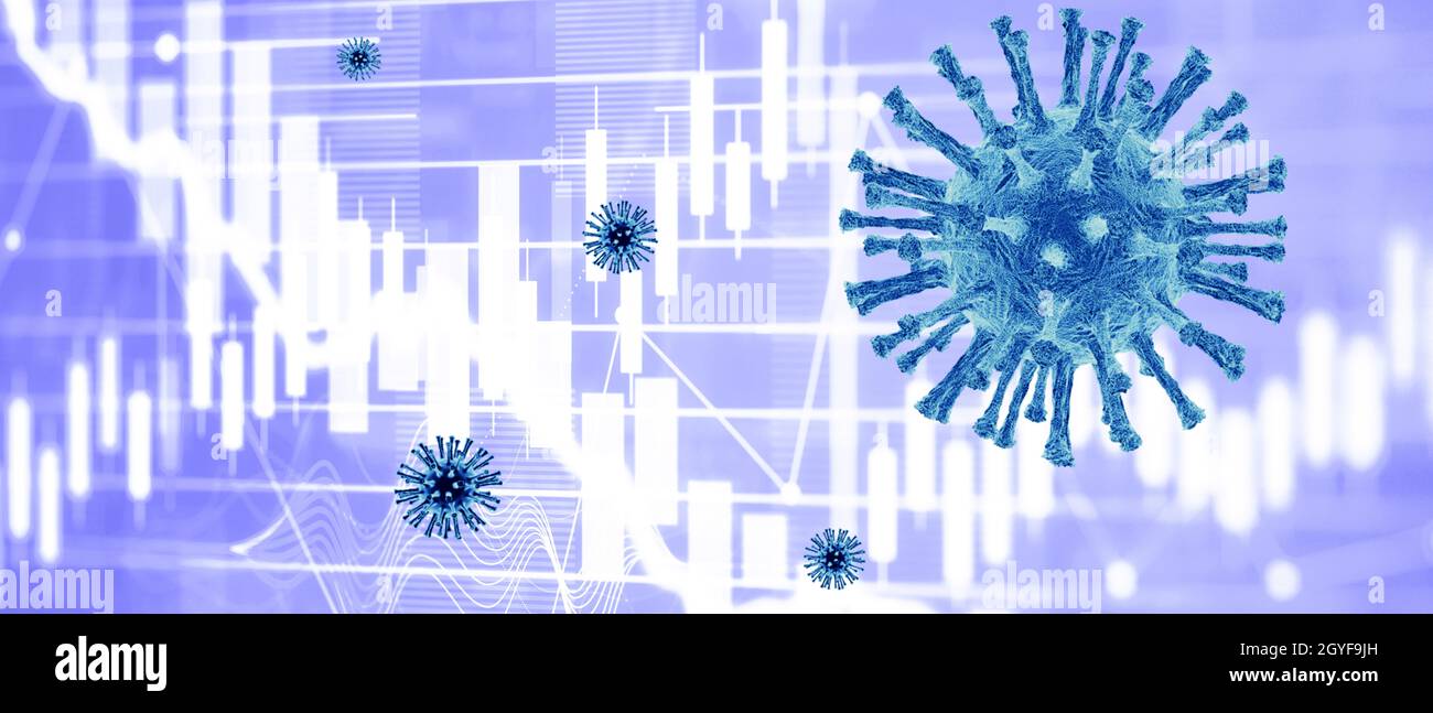 World economy and corona virus concept. The impact of coronavirus on ...