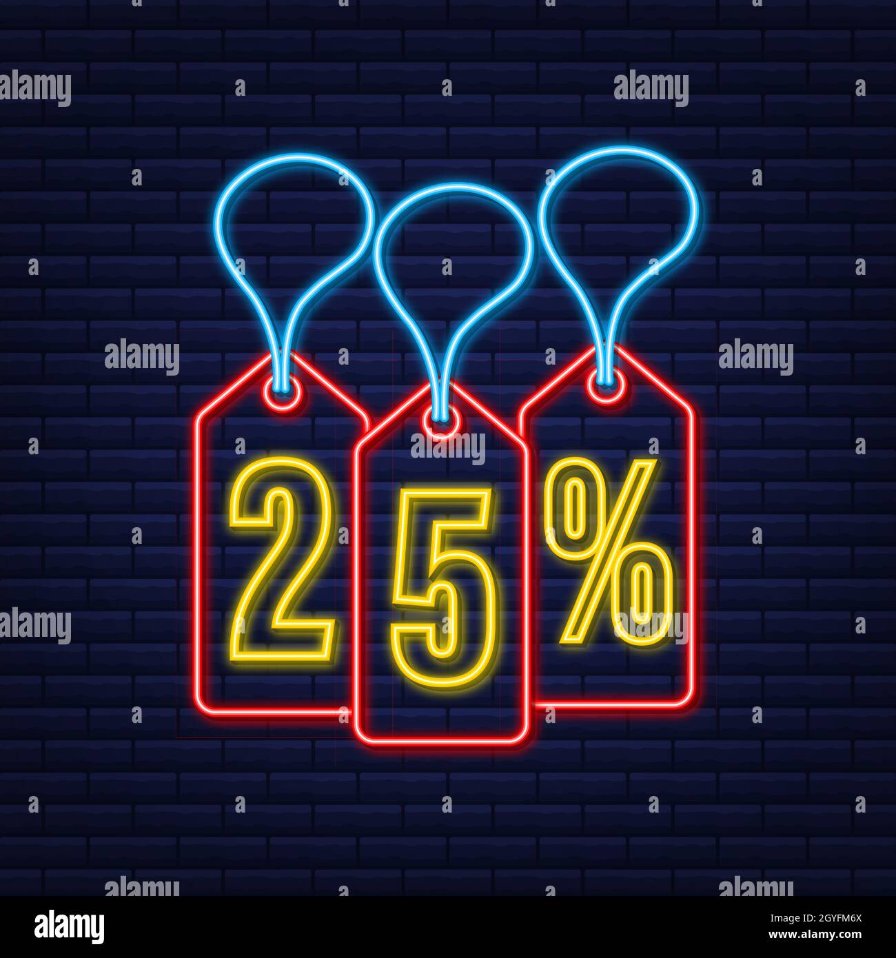 Text 25 percent off Stock Vector Images Alamy
