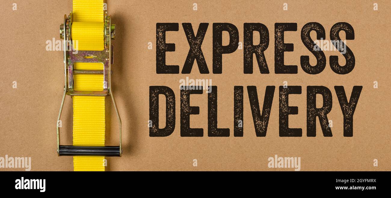 Express Delivery. Packaging Express package hi-res stock photography and images - Alamy