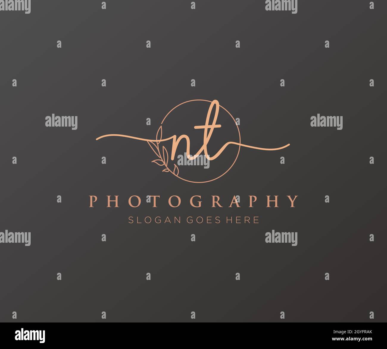 NT feminine logo. Usable for Nature, Salon, Spa, Cosmetic and Beauty ...