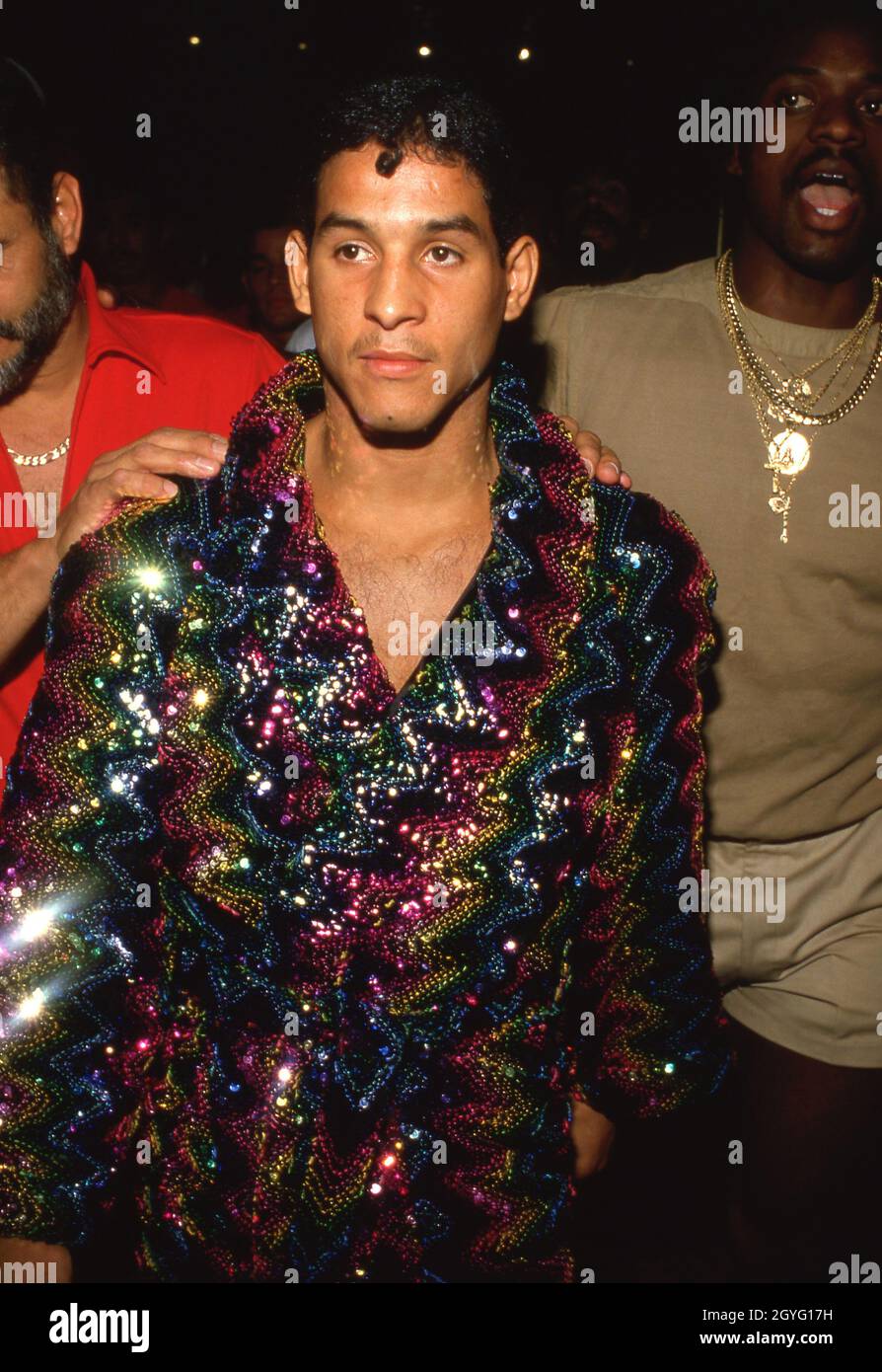 Hector 'Macho' Camacho August 1985 Credit: Ralph Dominguez/MediaPunch ...