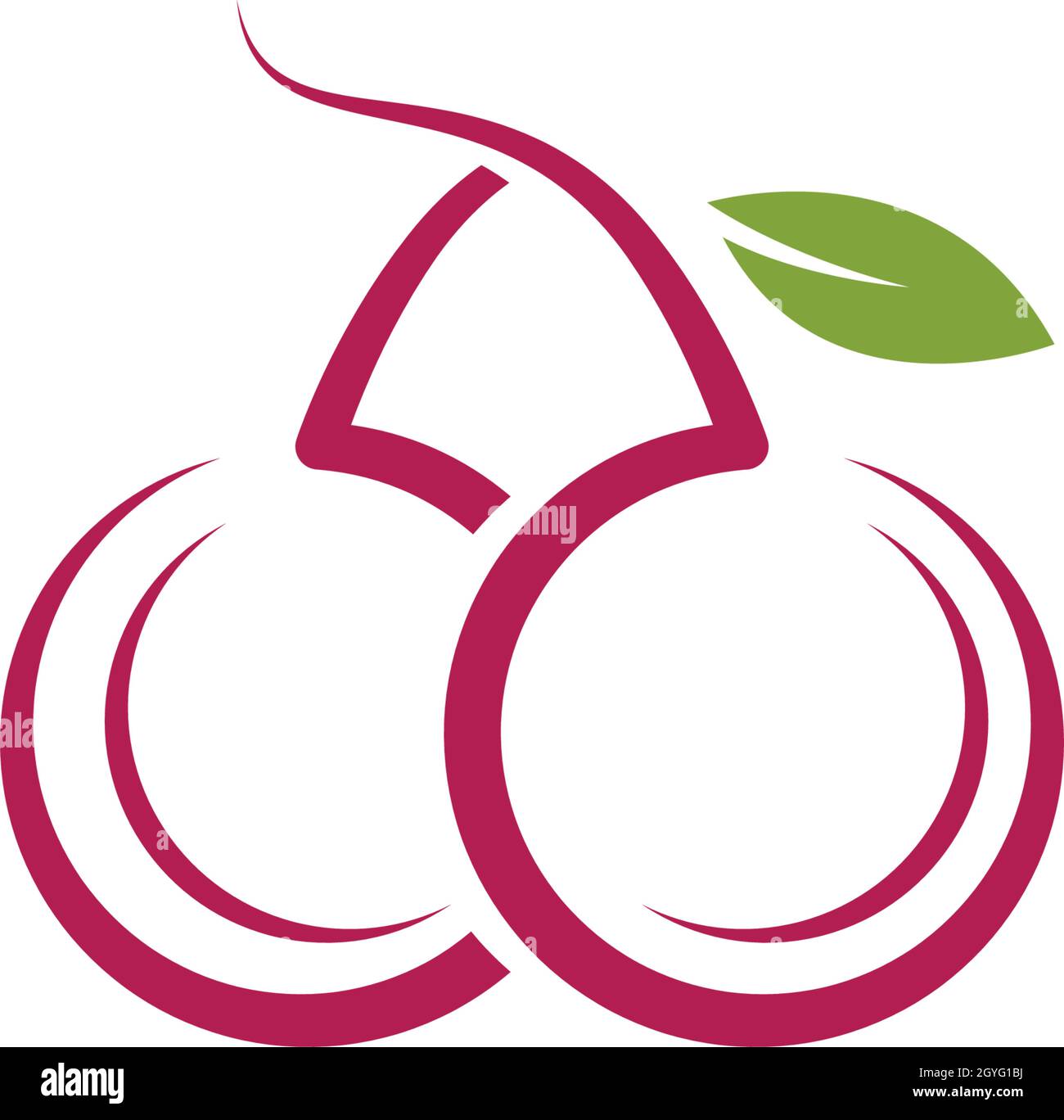 Cherry logo vector template Stock Vector Image & Art Alamy