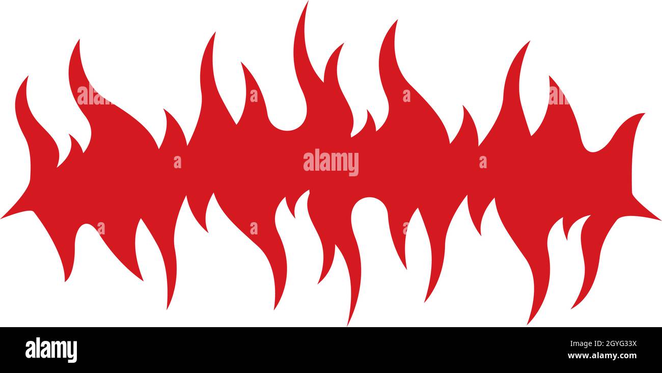 Fire flame vector ilustration Template Stock Vector Image &amp; Art - Alamy