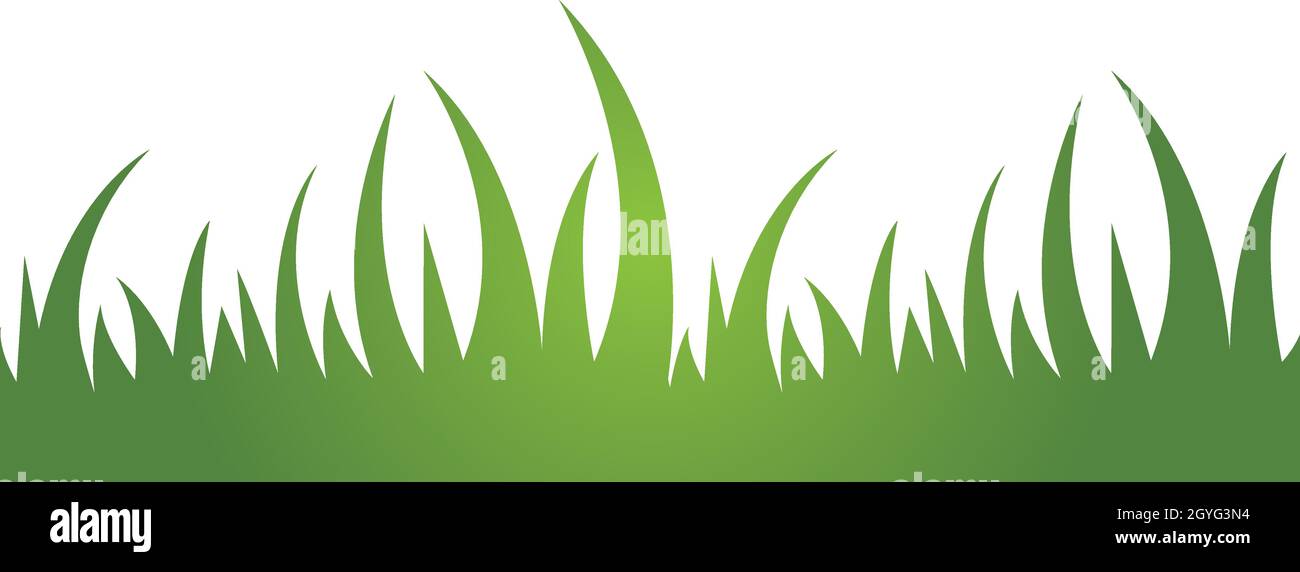 Grass ilustration vector template Stock Vector