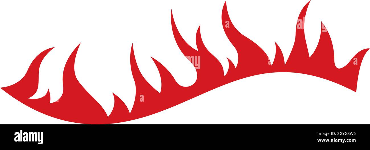 Fire flame vector ilustration Template Stock Vector Image & Art - Alamy