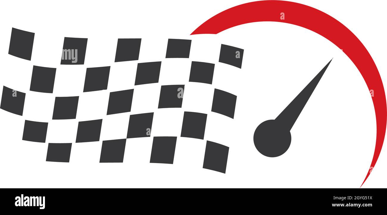Race flag icon vector template Stock Vector