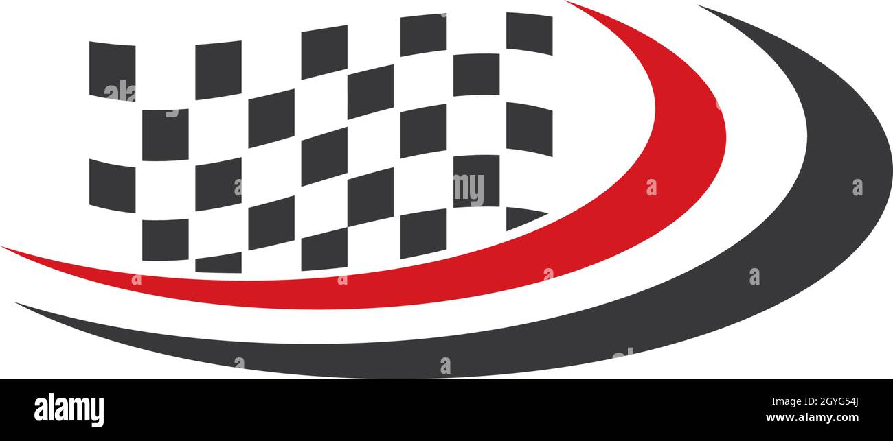 Race flag icon vector template Stock Vector